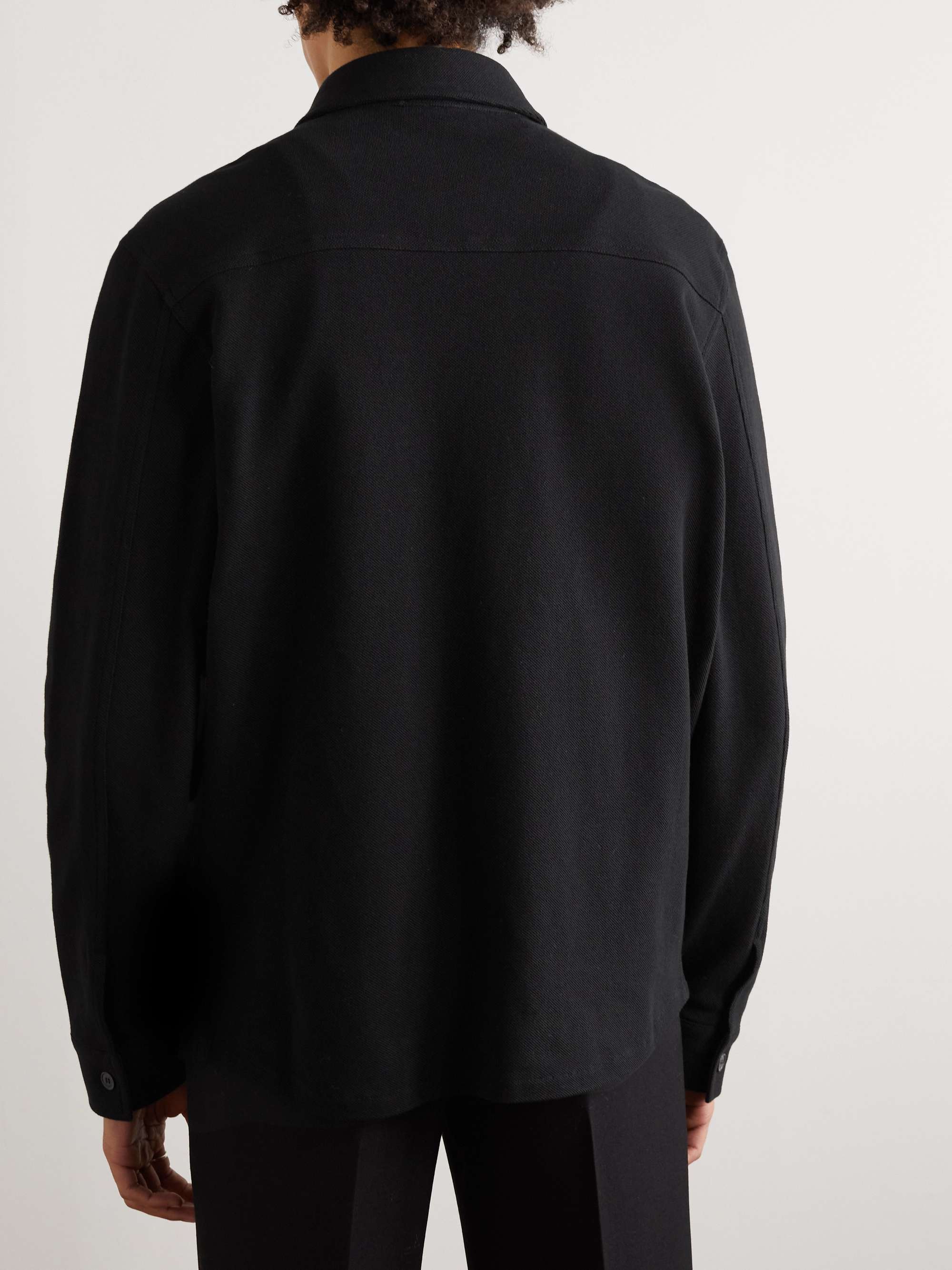 SAINT LAURENT Cotton-Piqué Shirt for Men | MR PORTER