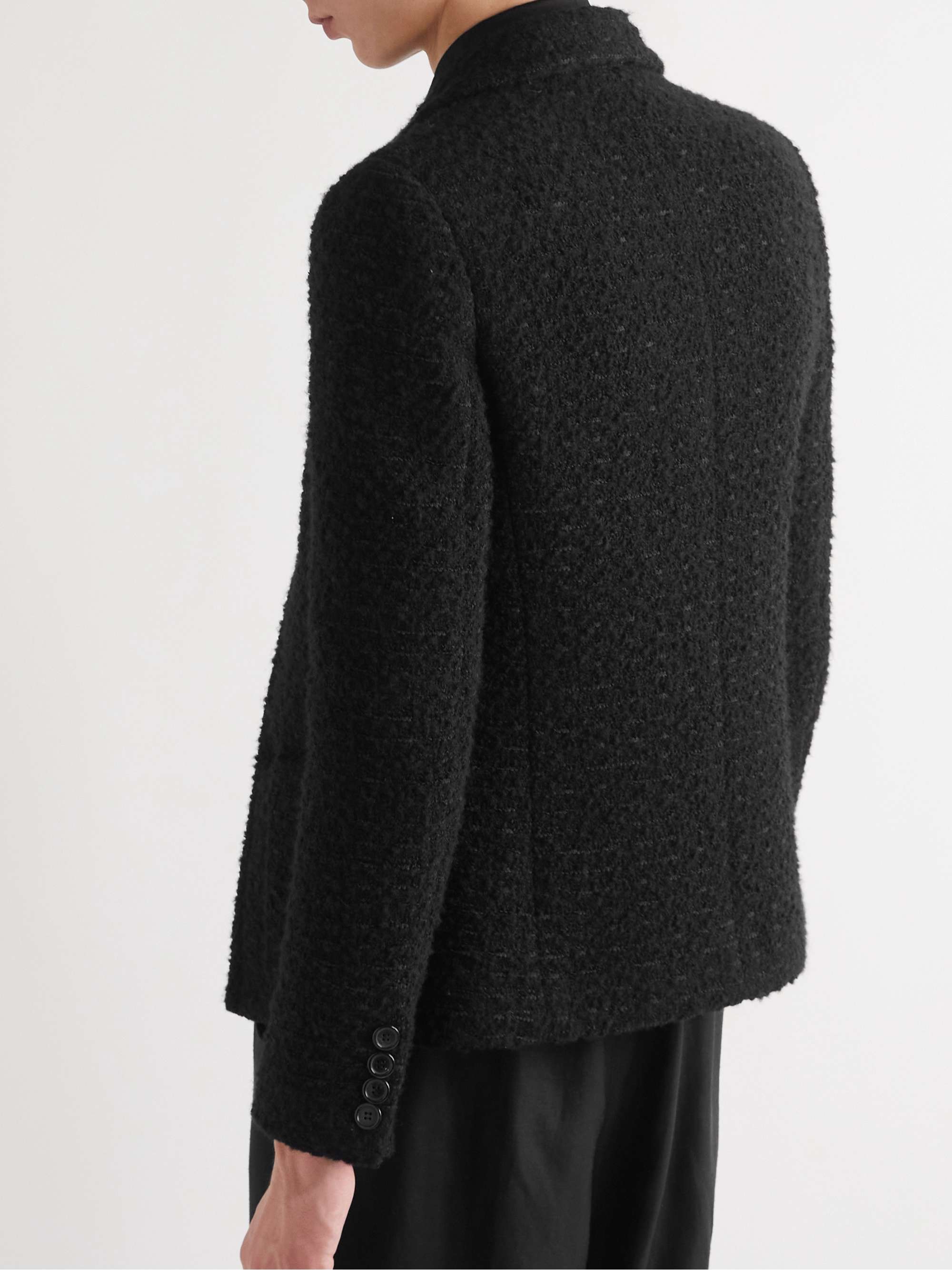 SAINT LAURENT Slim-Fit Wool-Blend Tweed Jacket