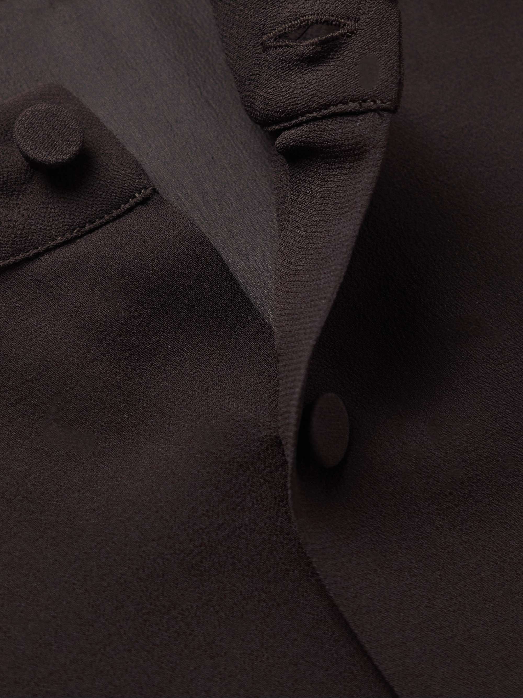 SAINT LAURENT Silk-Chiffon Shirt