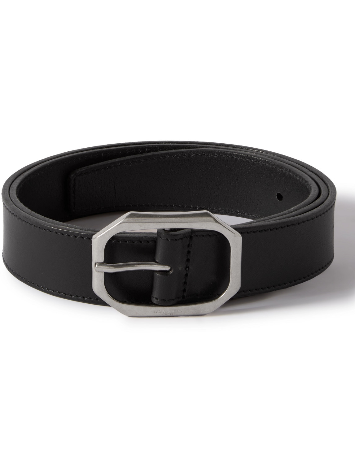 SAINT LAURENT 3CM LEATHER BELT