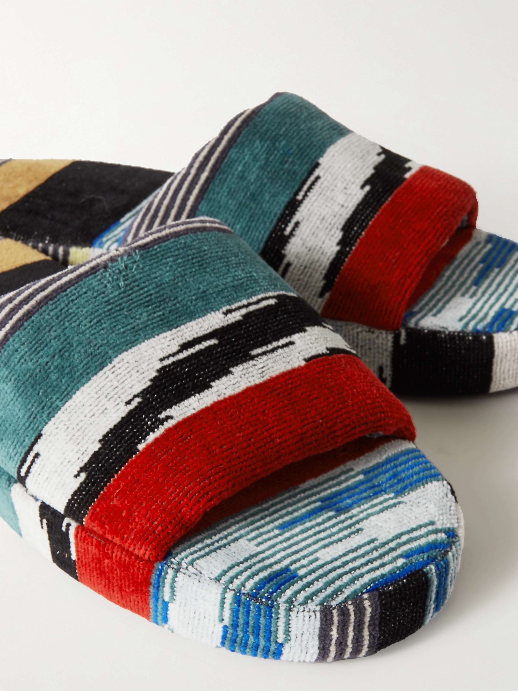 MISSONI HOME Clint Cotton-Terry Jacquard Slippers