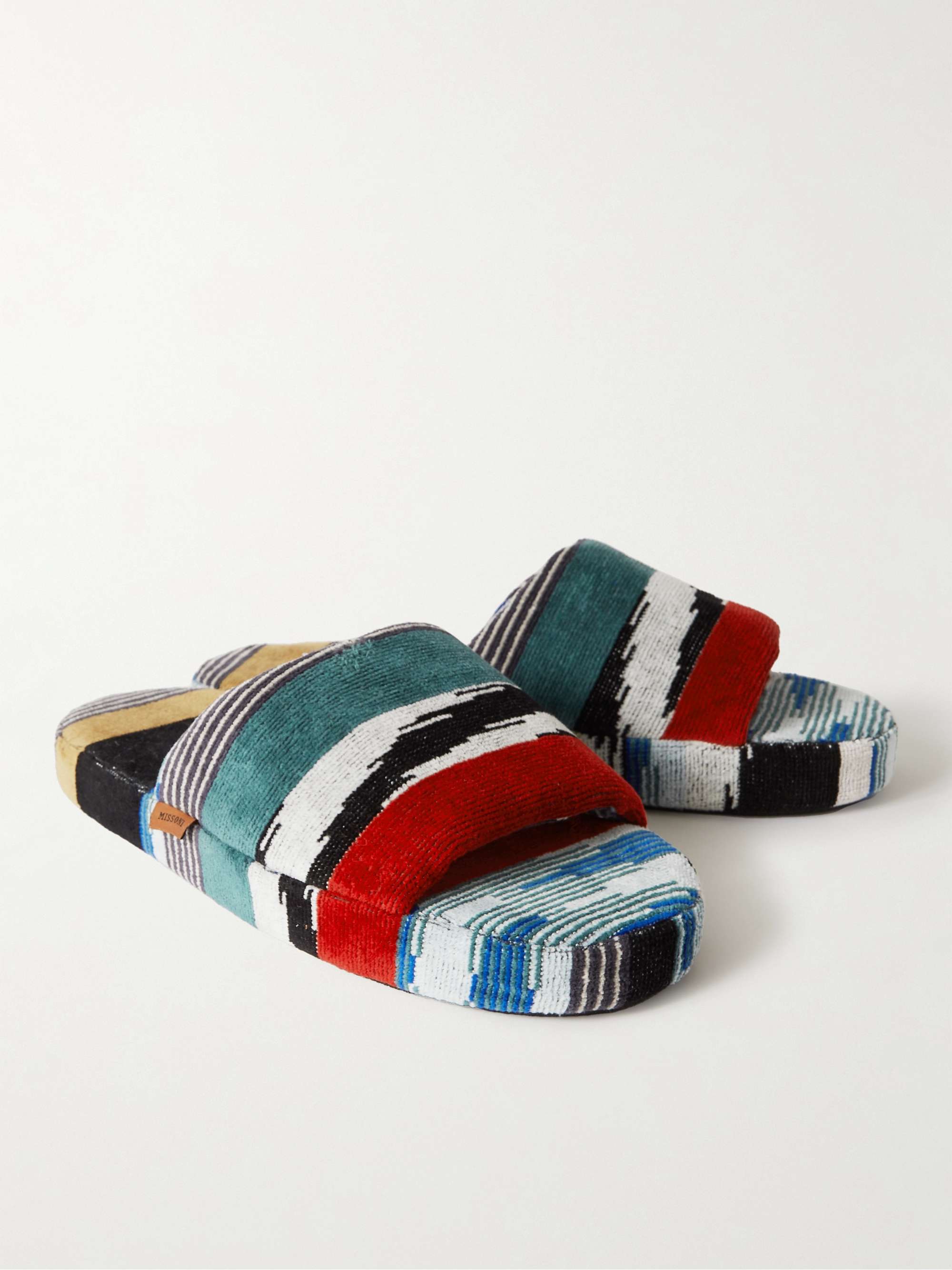 MISSONI HOME Clint Cotton-Terry Jacquard Slippers