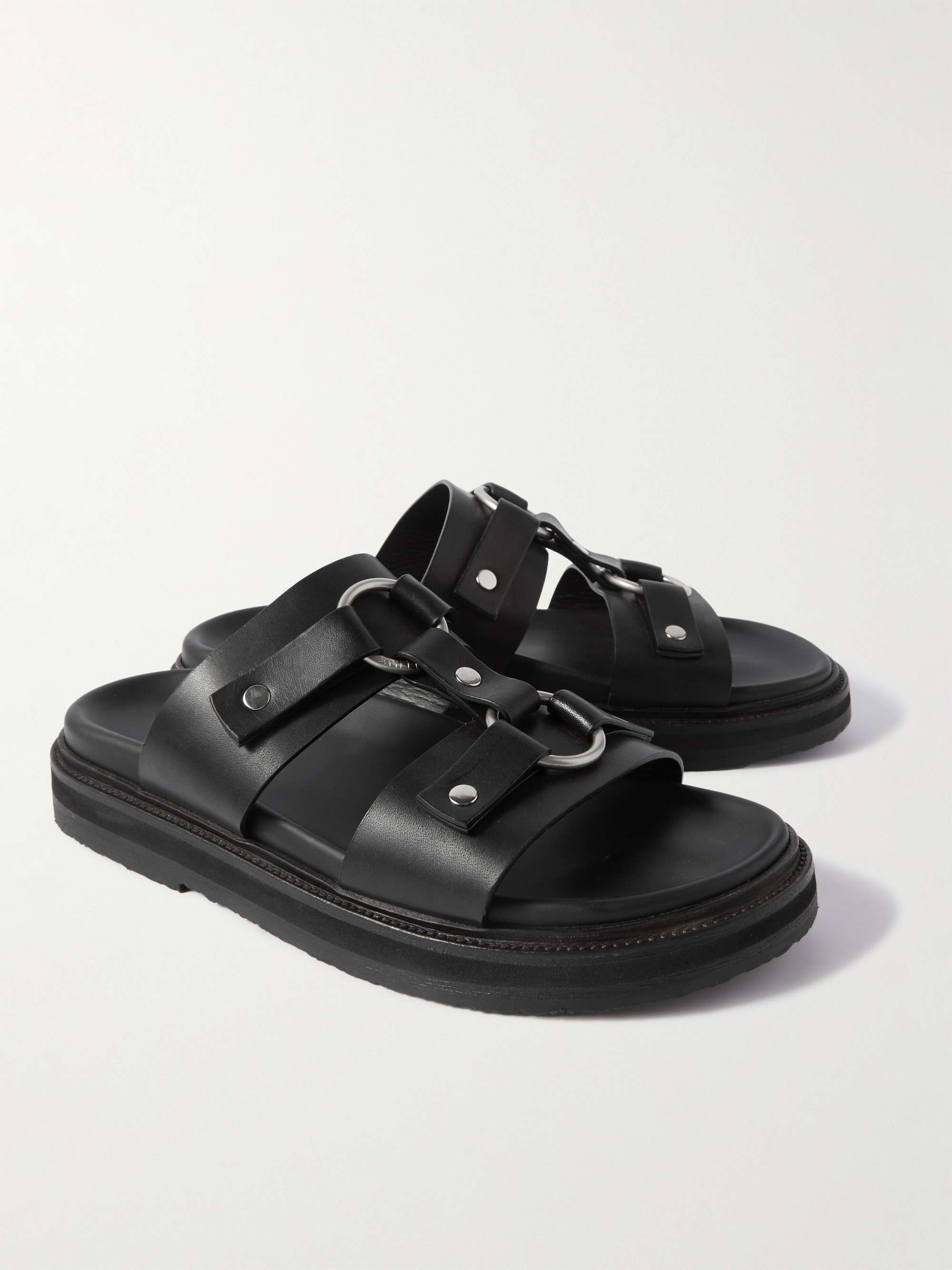 CELINE HOMME Studded Leather Sandals for Men | MR PORTER