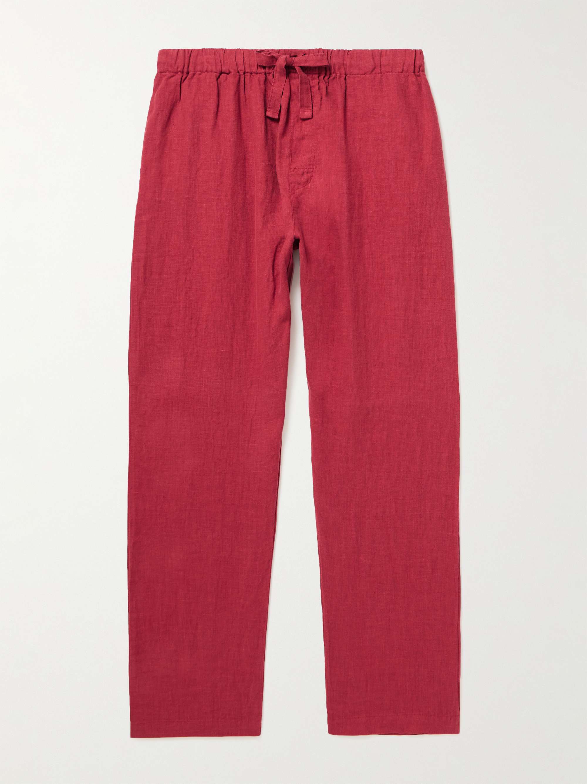 Linen pyjama trousers clearance
