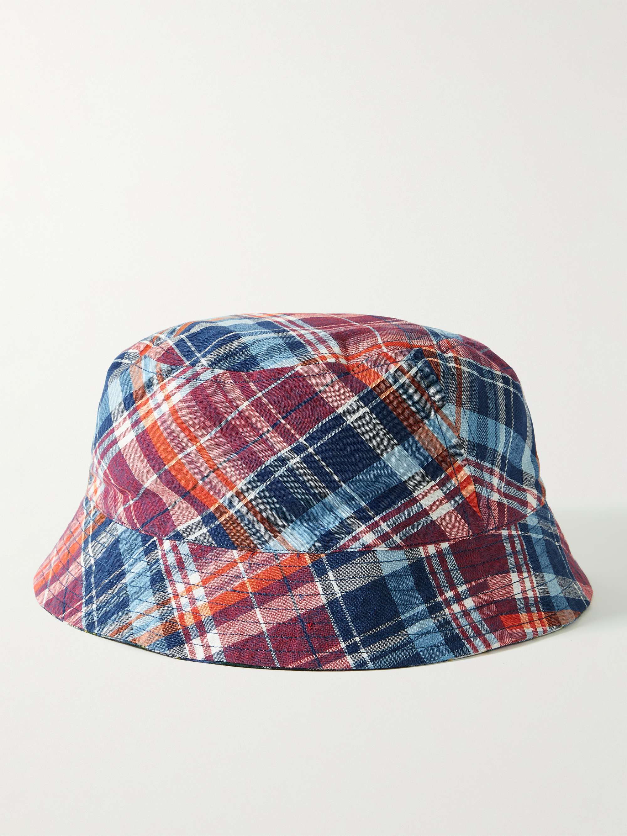 ORIGINAL MADRAS Checked Cotton Bucket Hat