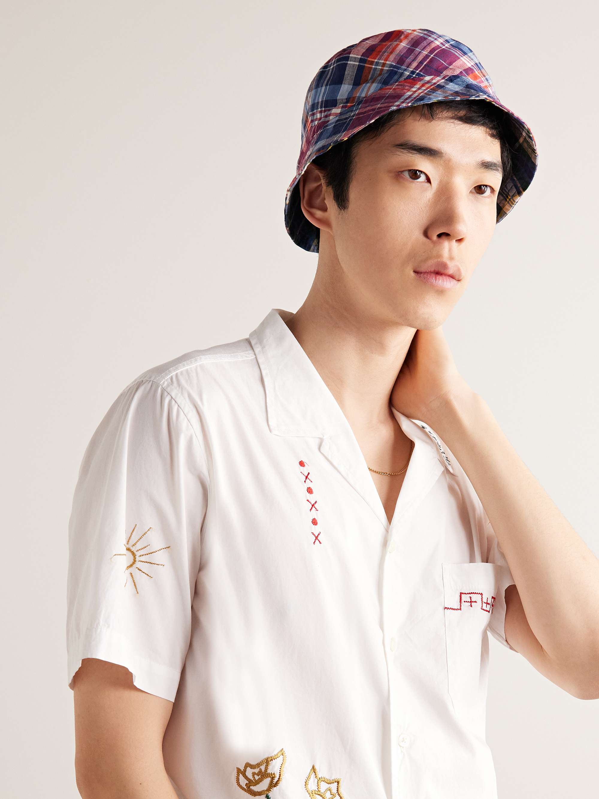 ORIGINAL MADRAS Checked Cotton Bucket Hat