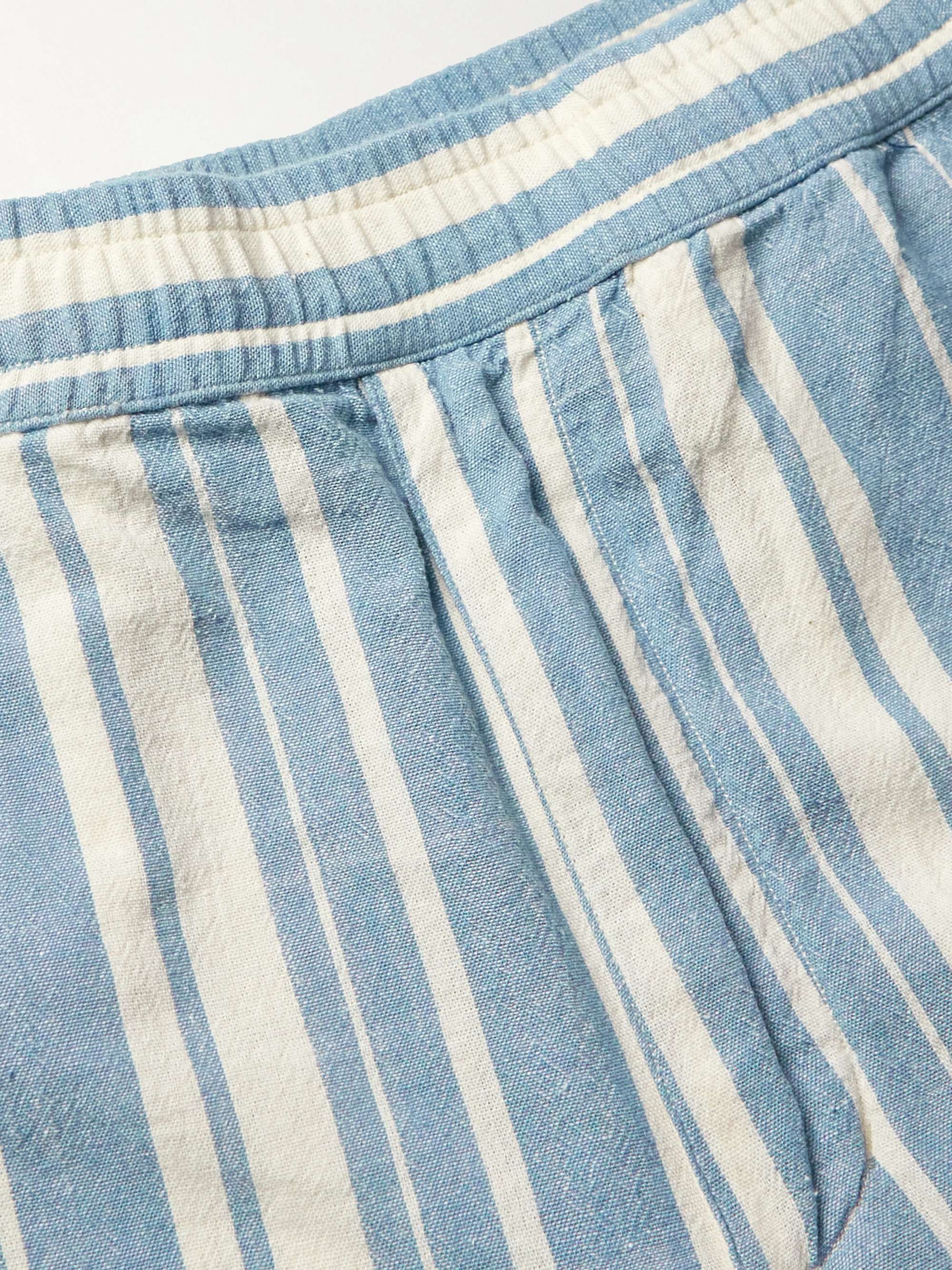 ORIGINAL MADRAS Straight-Leg Striped Cotton Trousers for Men | MR PORTER