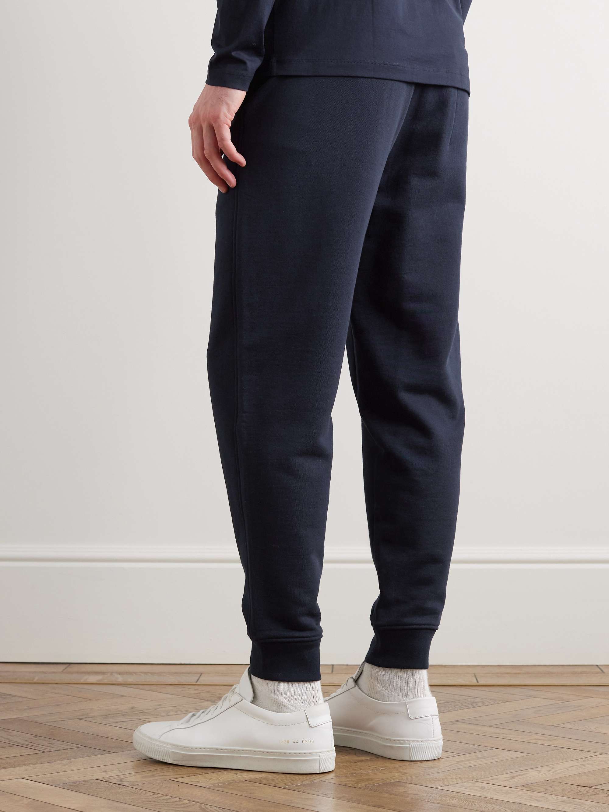 HANDVAERK SlimFit Tapered Pima CottonJersey Sweatpants for Men MR