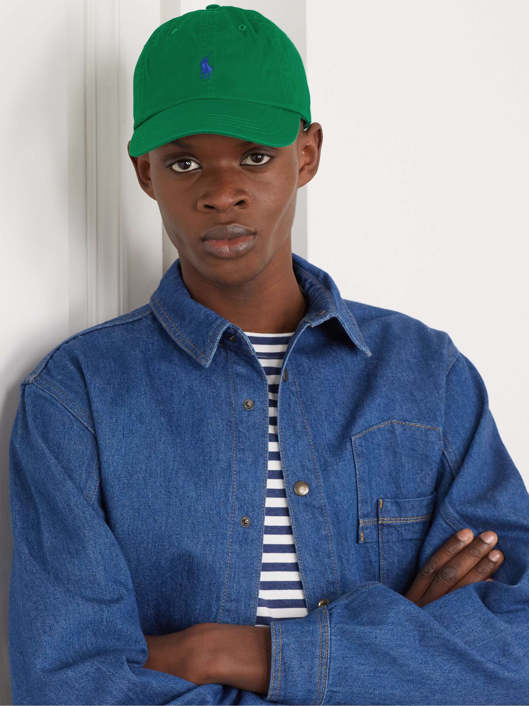 POLO RALPH LAUREN Logo-Embroidered Cotton-Twill Baseball Cap | MR PORTER