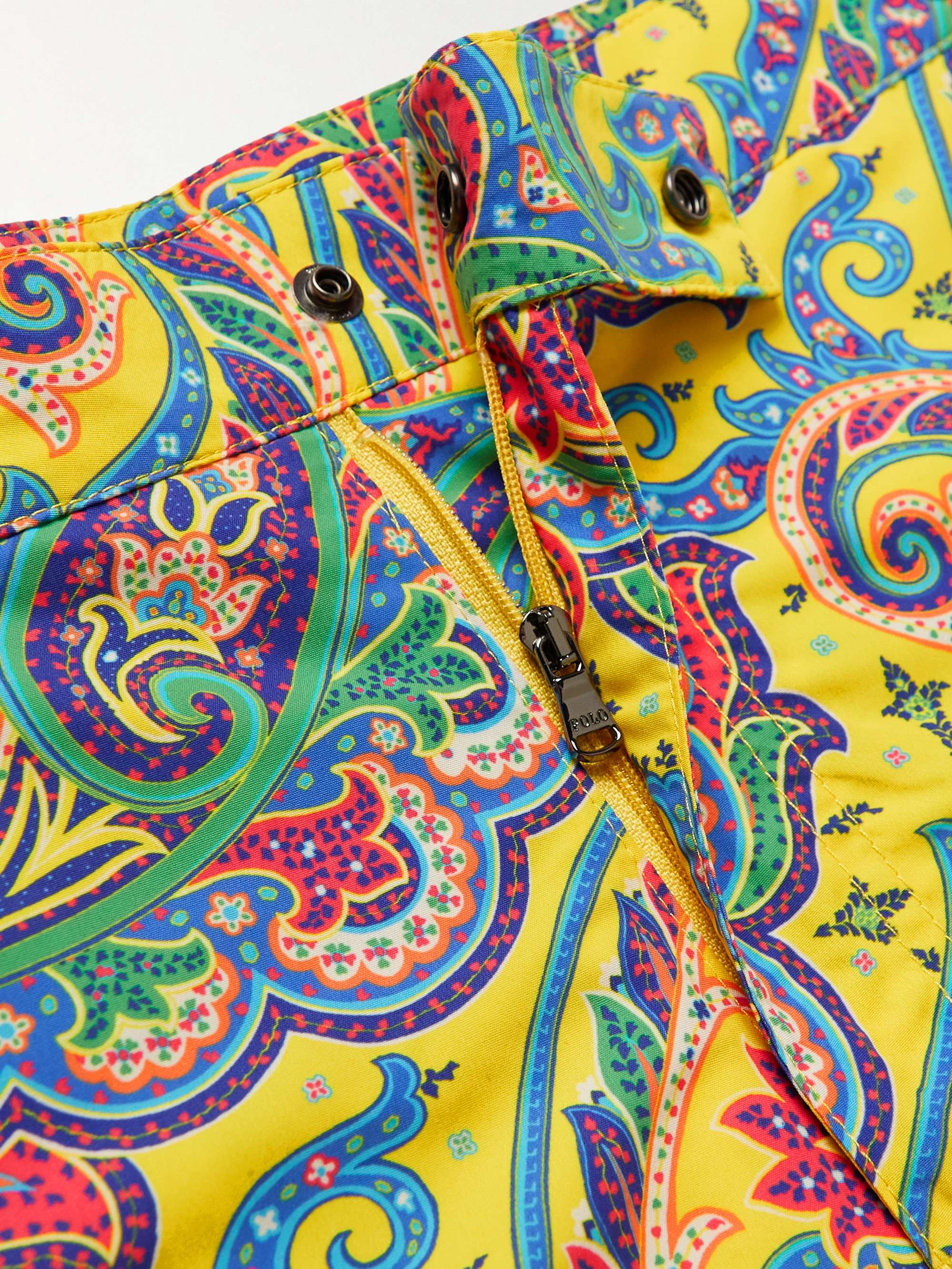 POLO RALPH LAUREN Monaco Straight-Leg Mid-Length Paisley-Print Swim Shorts