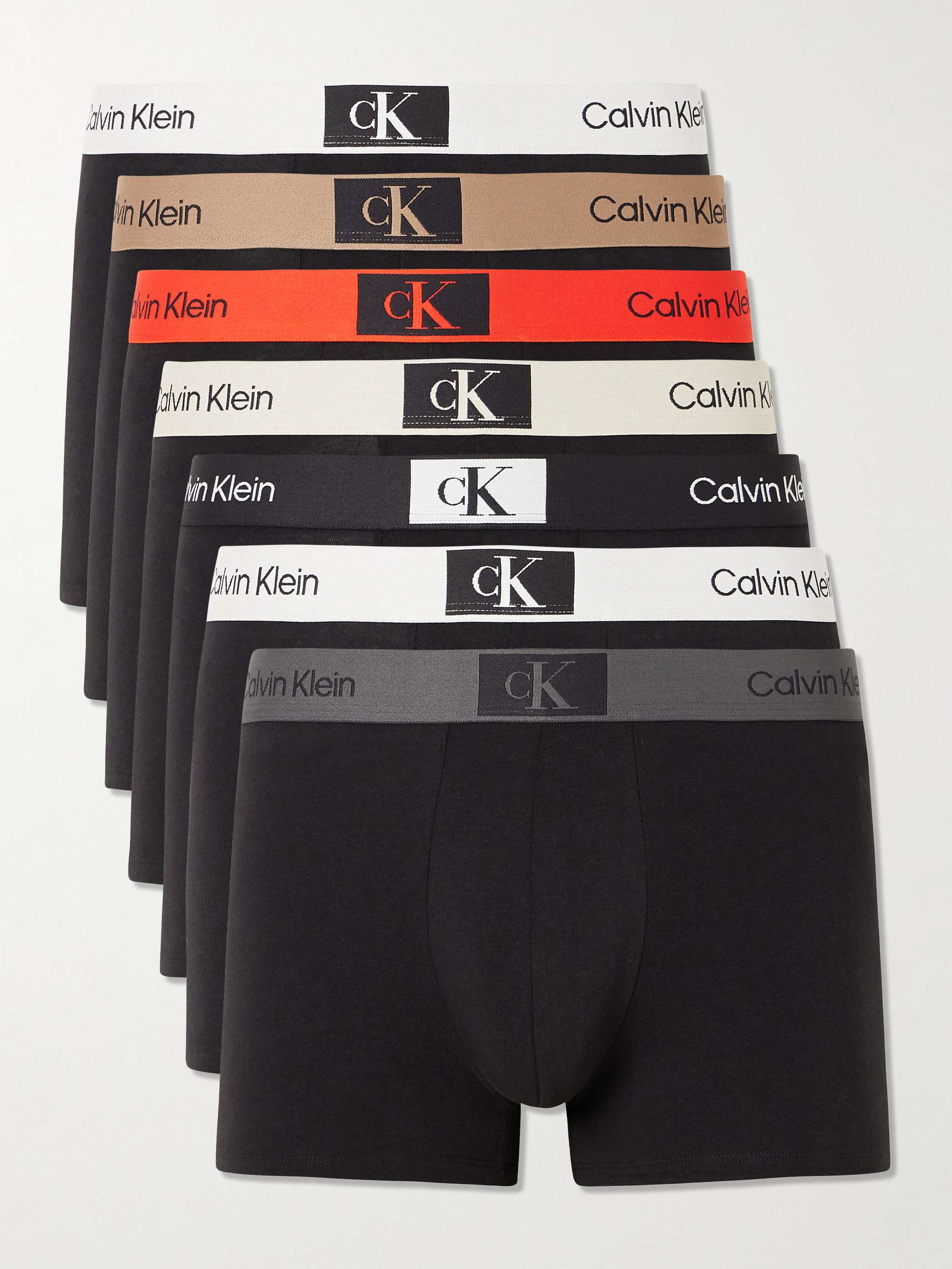 Calvin Klein 3 Pack Boxer Briefs - Cotton Stretch - Royalty / Grey Hea –  Trunks and Boxers