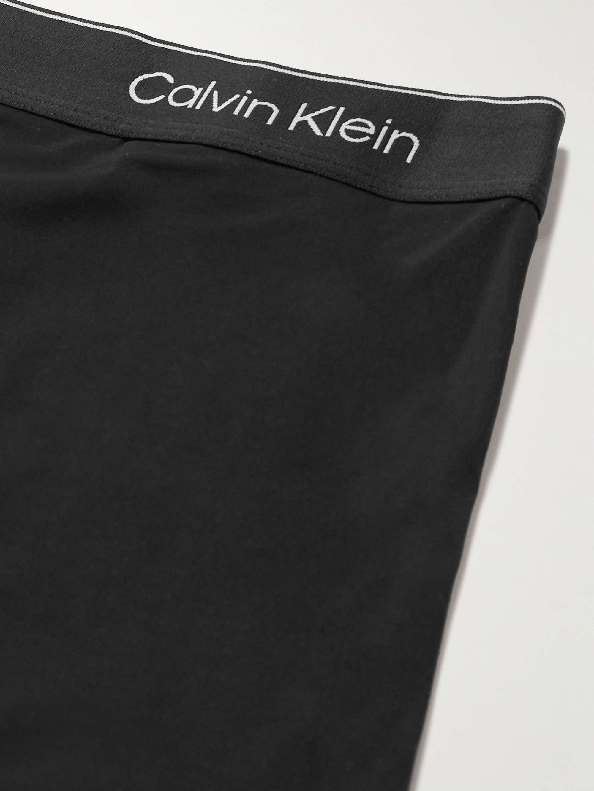 CALVIN KLEIN UNDERWEAR Low-Rise Stretch-Cotton Boxer Briefs for