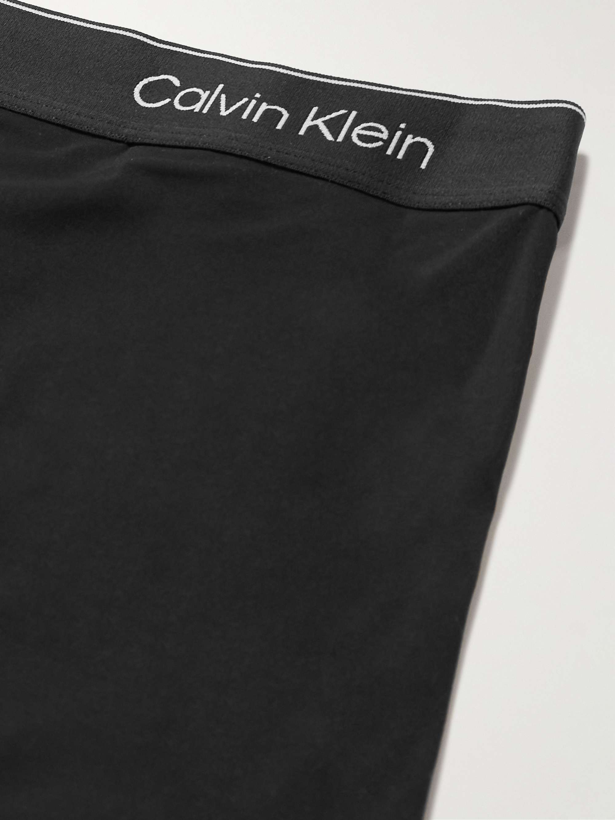 CALVIN KLEIN UNDERWEAR Low-Rise Stretch-Cotton Boxer Briefs for Men