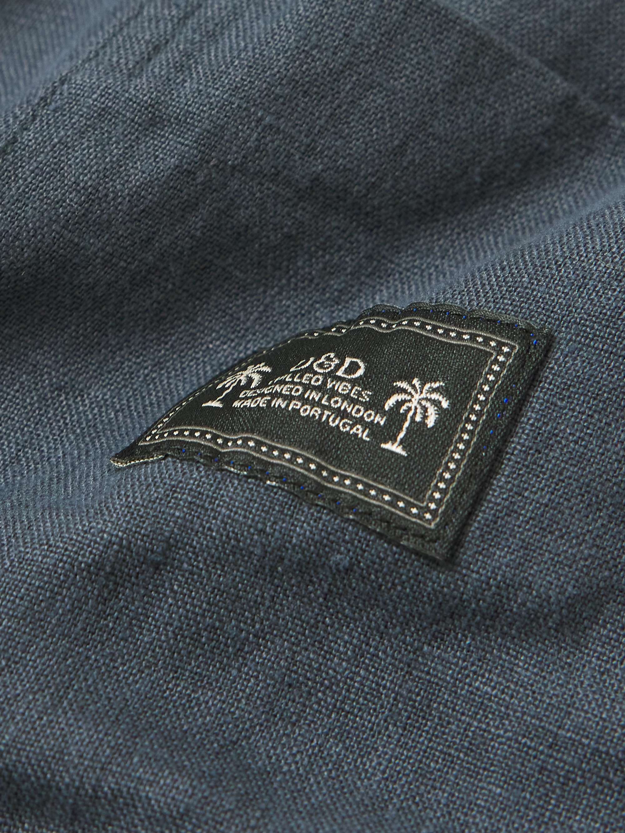 DESMOND & DEMPSEY Linen Pyjama Set