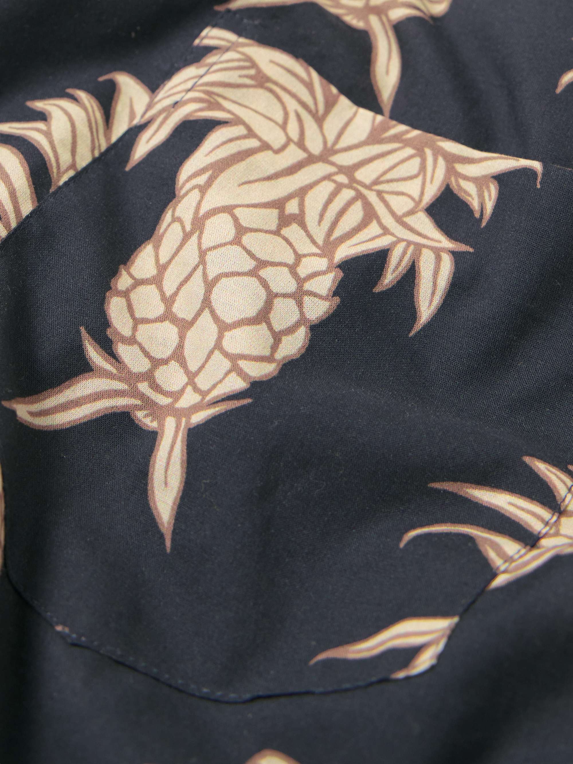 DESMOND & DEMPSEY Printed Cotton Pyjama Set