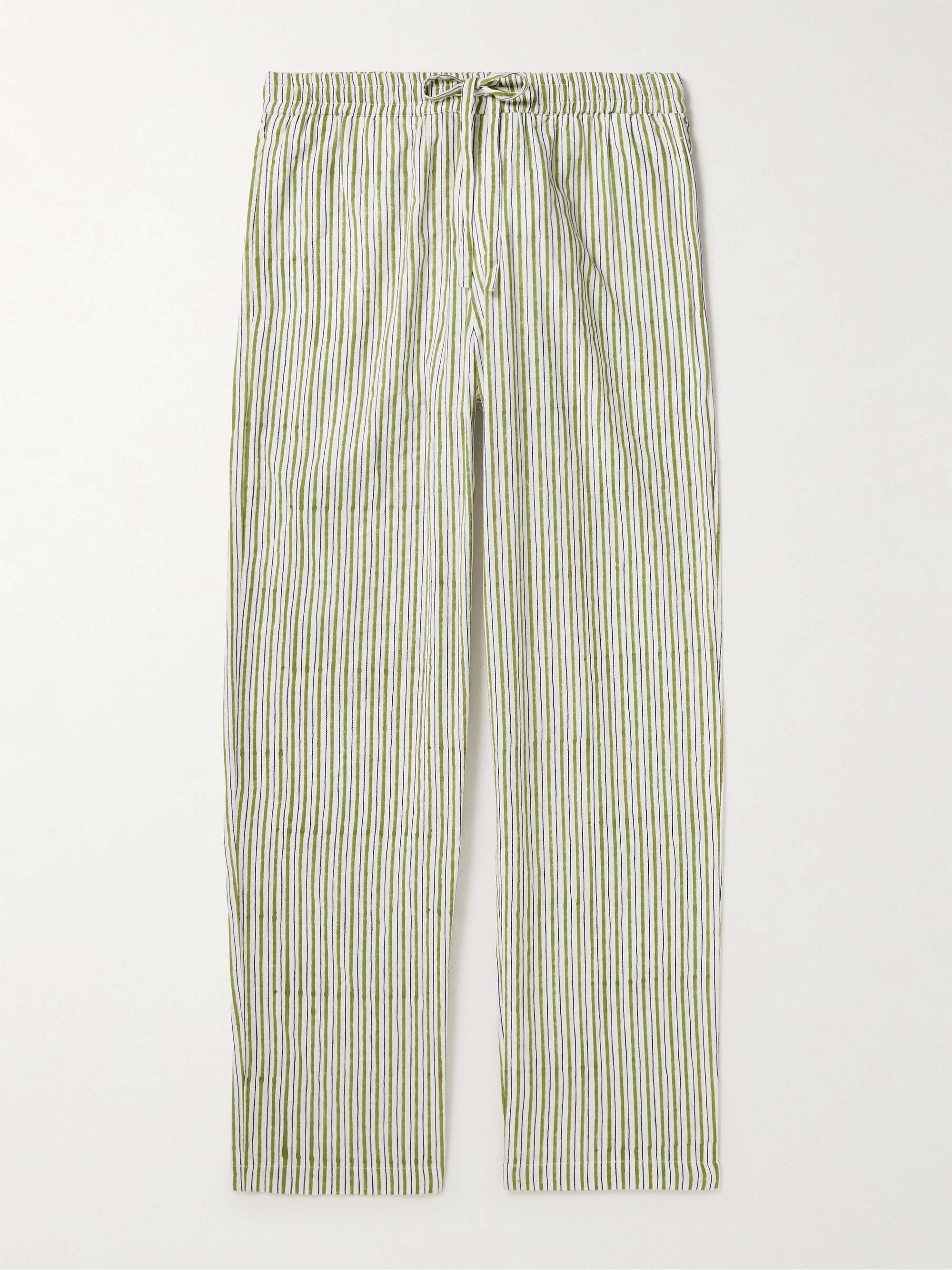 Striped hotsell drawstring pants