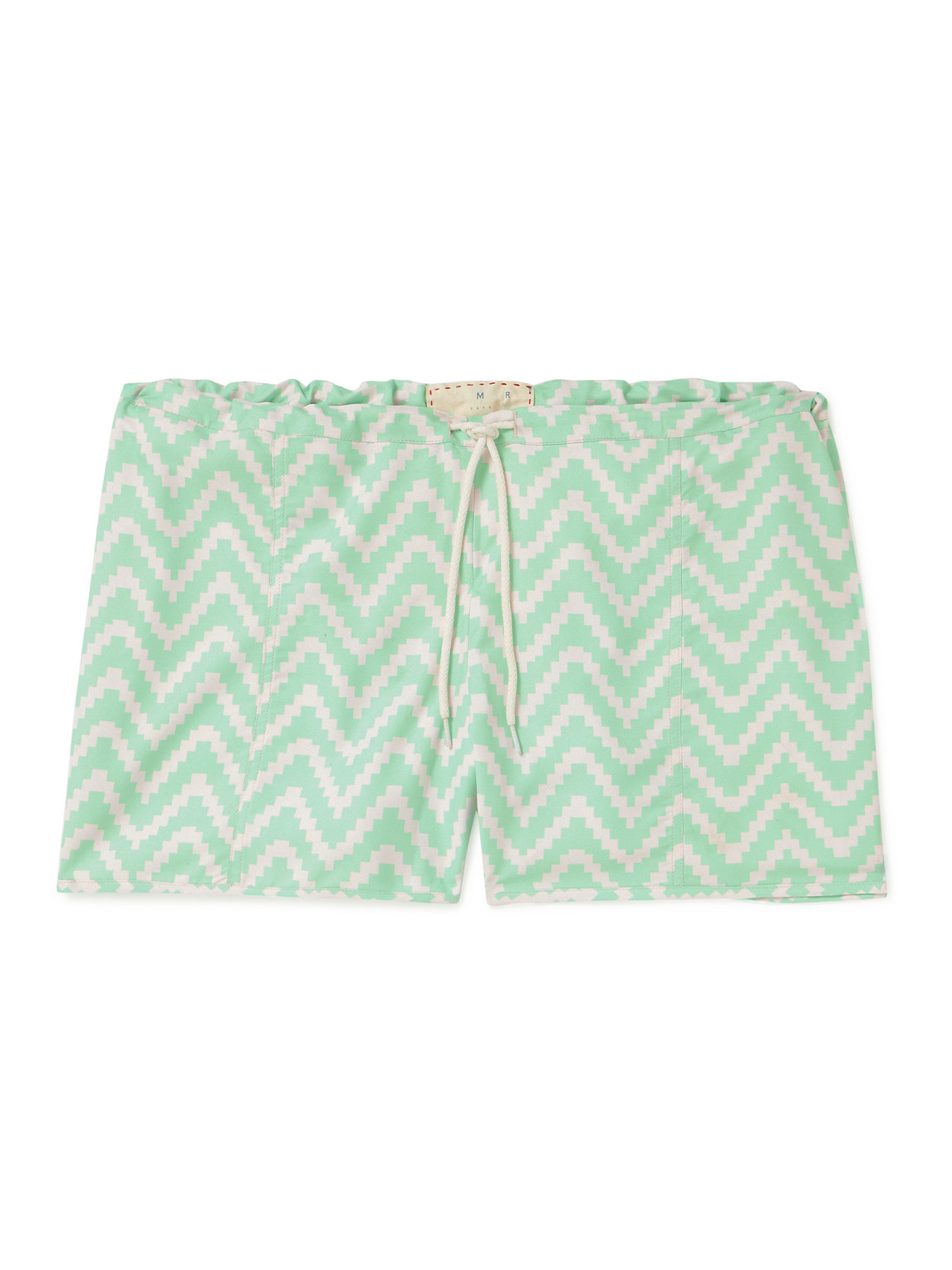 Xuclar Straight-Leg Printed Recycled-Shell Swim Shorts