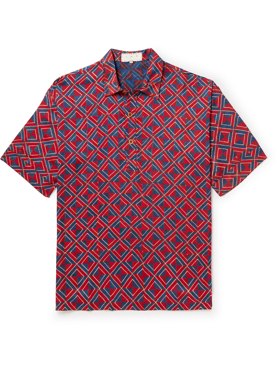 SMR Days Benniras Printed Cotton-Twill Polo Shirt