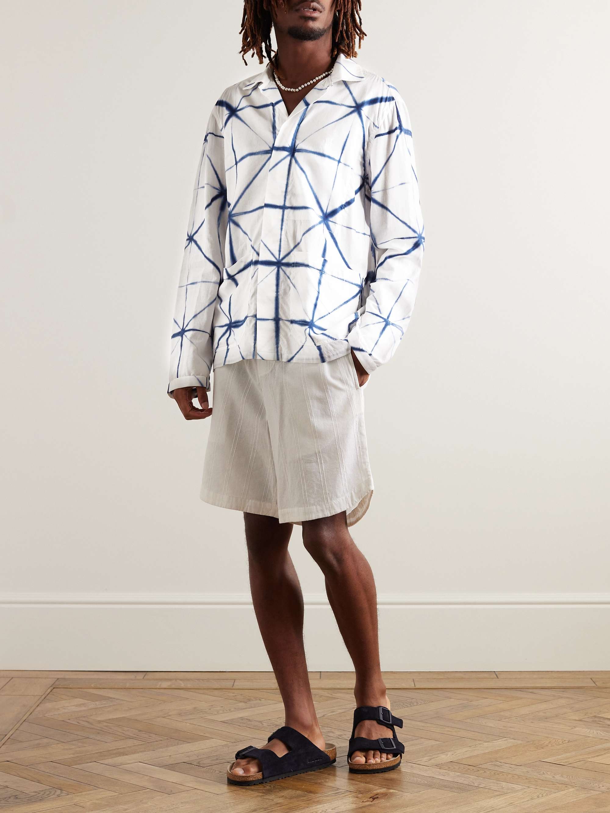 SMR DAYS Arpoador Printed Cotton-Twill Shirt Jacket