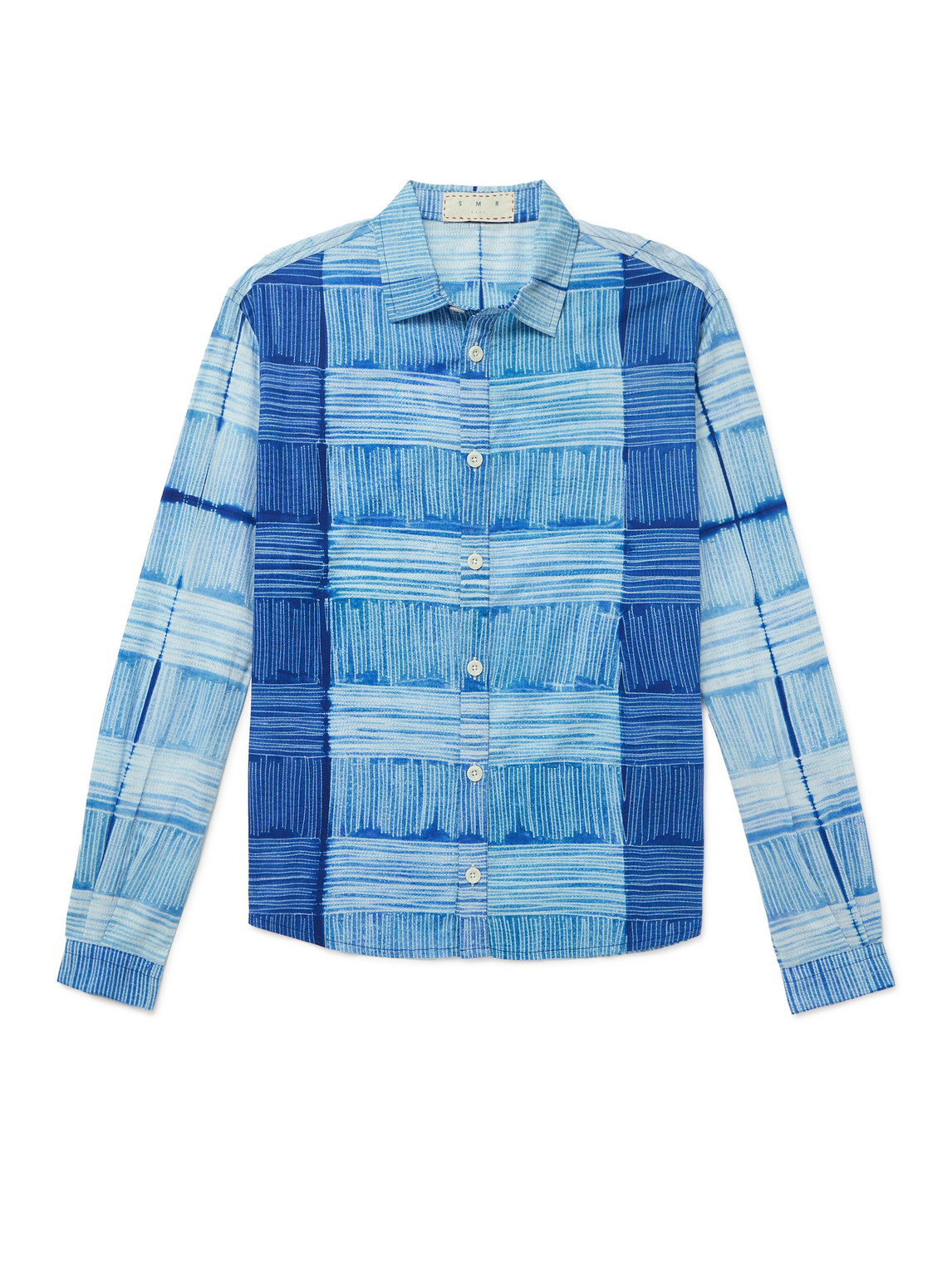 SMR Days Holbox Tie-Dyed Linen and Cotton-Blend Shirt