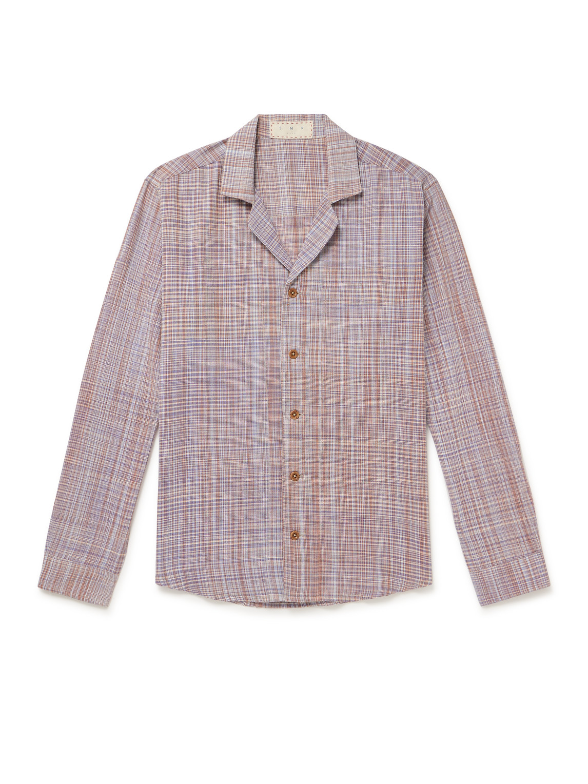 Paloma Camp-Collar Checked Cotton-Madras Shirt