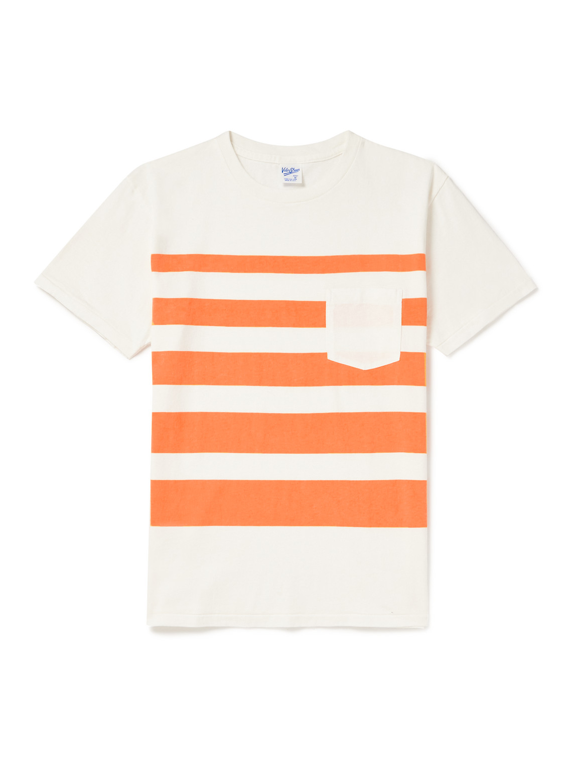 Wide Wave Striped Cotton-Jersey T-Shirt