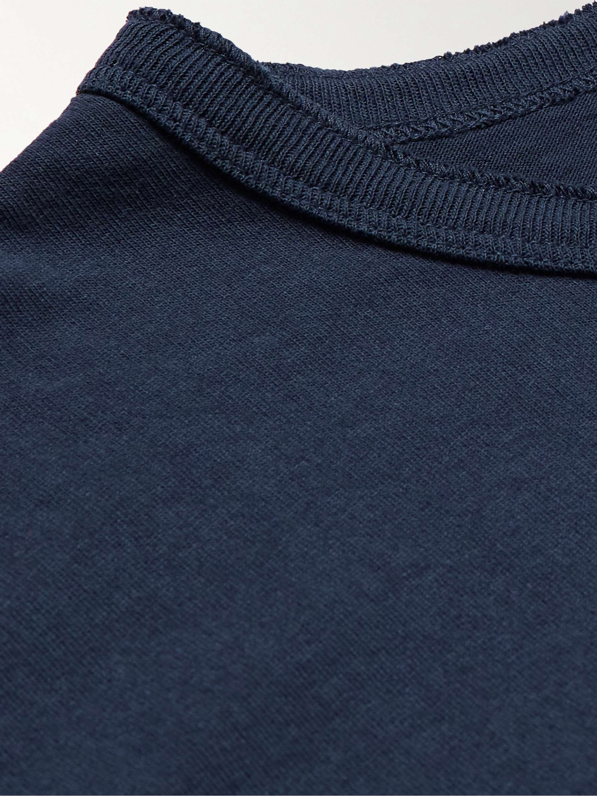 VELVA SHEEN Cotton-Jersey Henley T-Shirt for Men | MR PORTER
