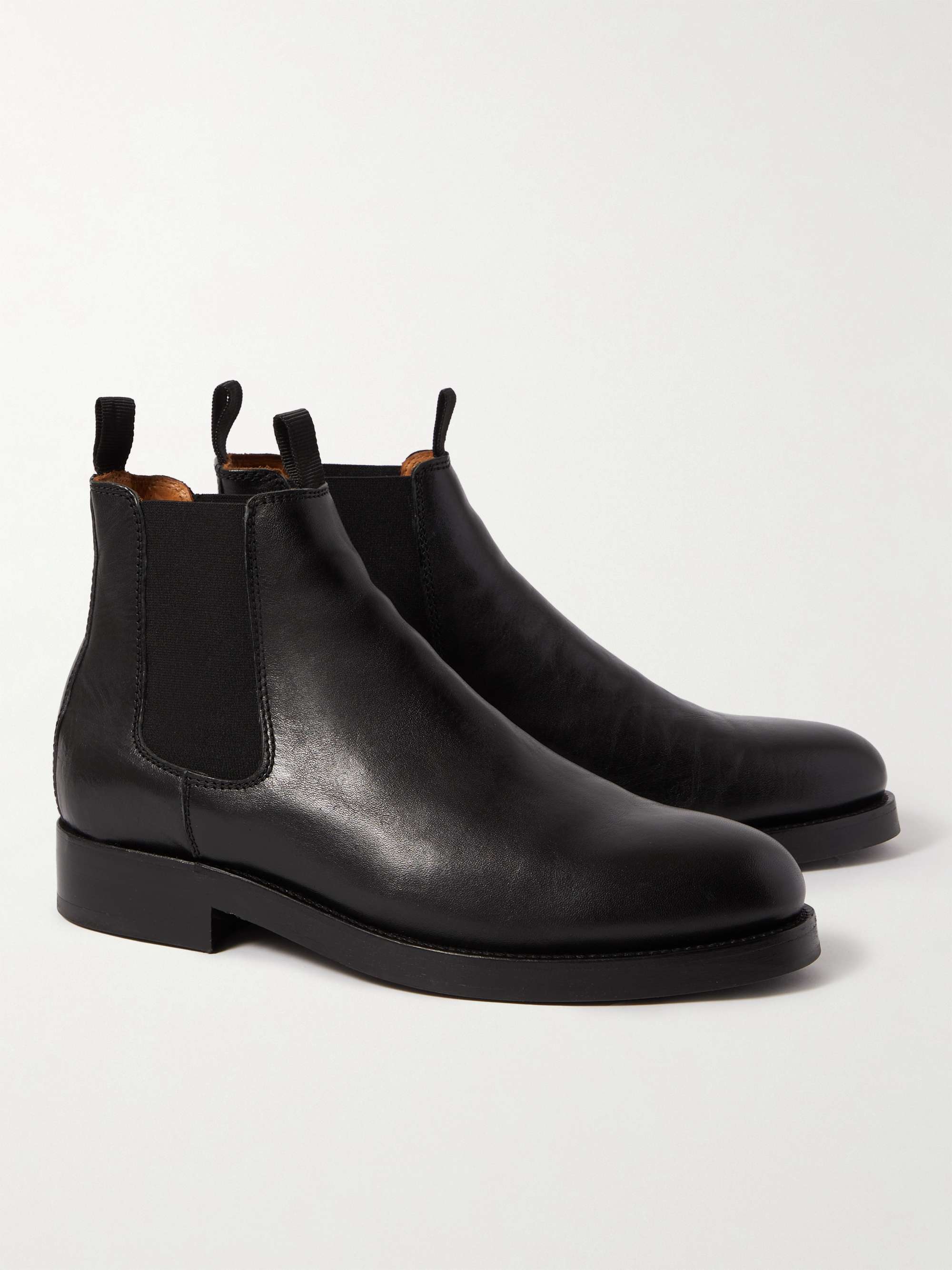 BELSTAFF Longton Leather Chelsea Boots for Men | MR PORTER