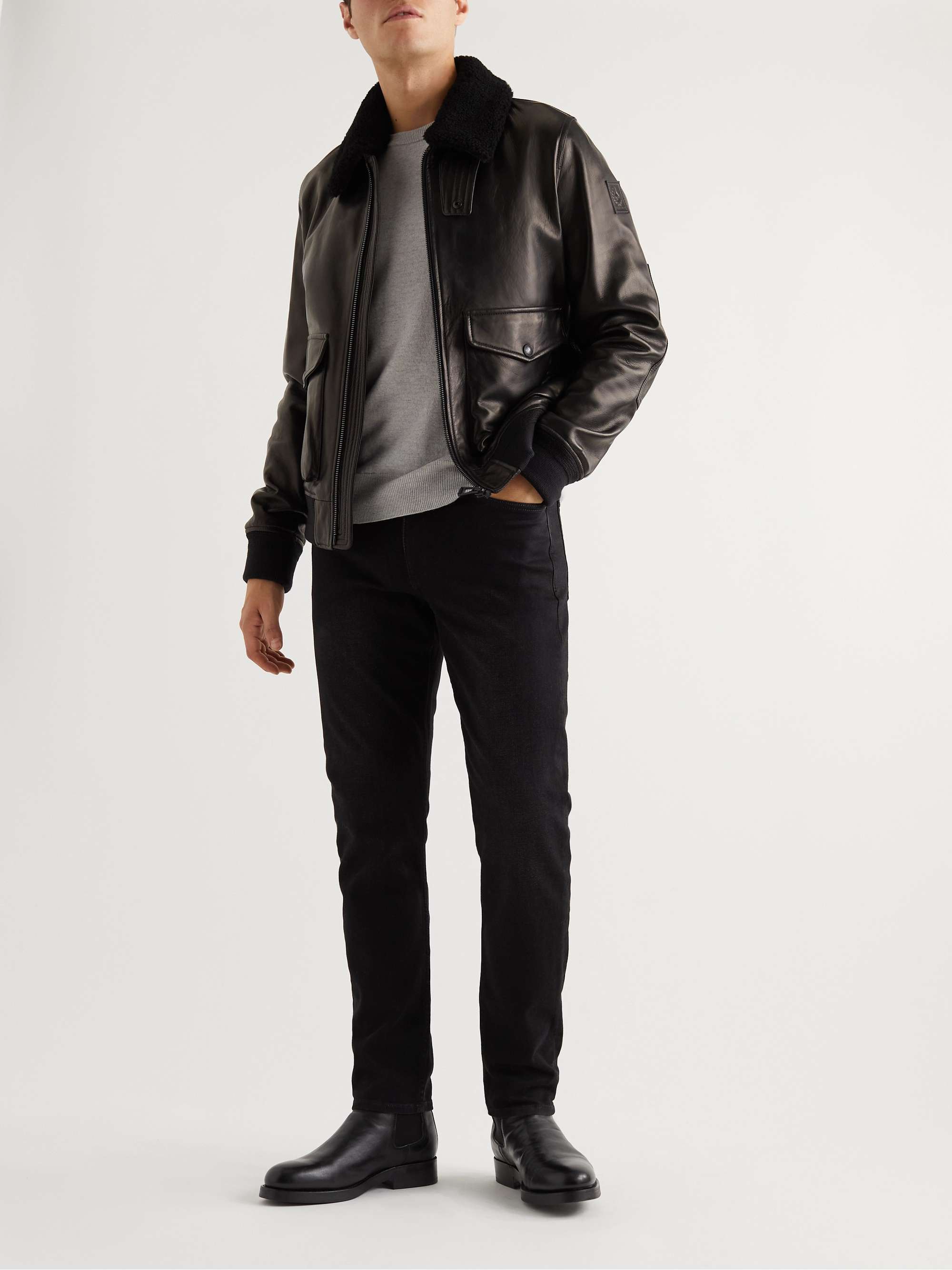 BELSTAFF Longton Leather Chelsea Boots