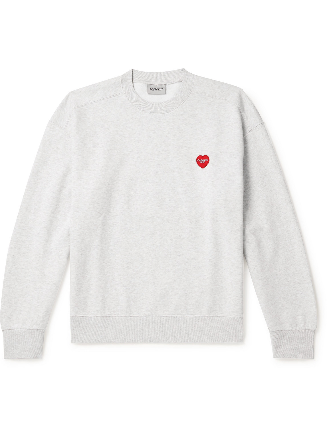 CARHARTT LOGO-APPLIQUÉD COTTON-JERSEY SWEATSHIRT