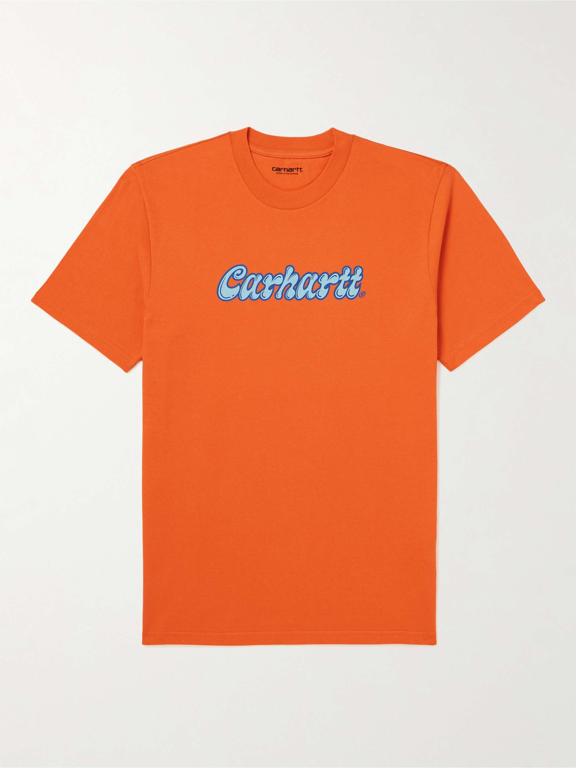 CARHARTT WIP Liquid Script Slim-Fit Logo-Print Cotton-Jersey T-Shirt ...