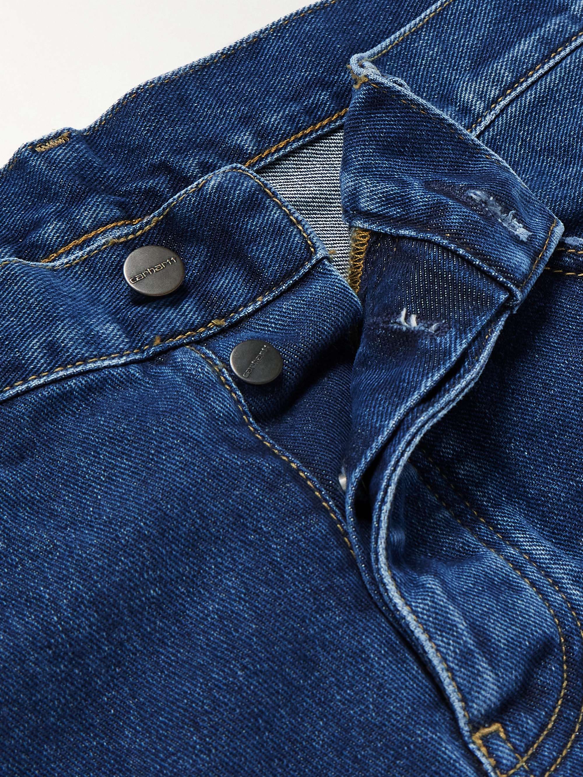 CARHARTT WIP Newel Tapered Logo-Appliquéd Jeans