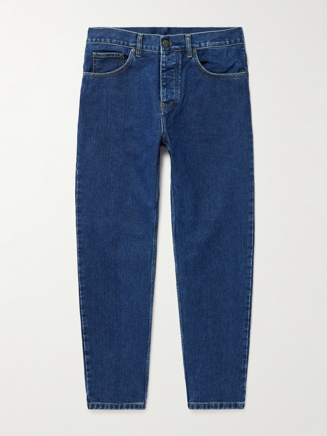 Newel Tapered Logo-Appliquéd Jeans