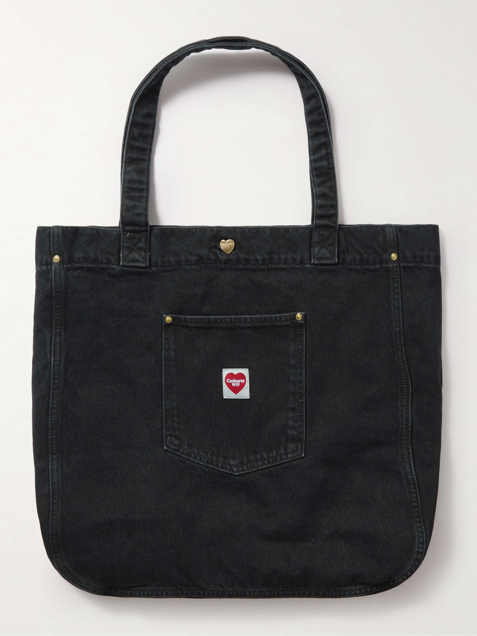 CARHARTT WIP Nash Logo-Appliquéd Denim Tote Bag for Men | MR PORTER