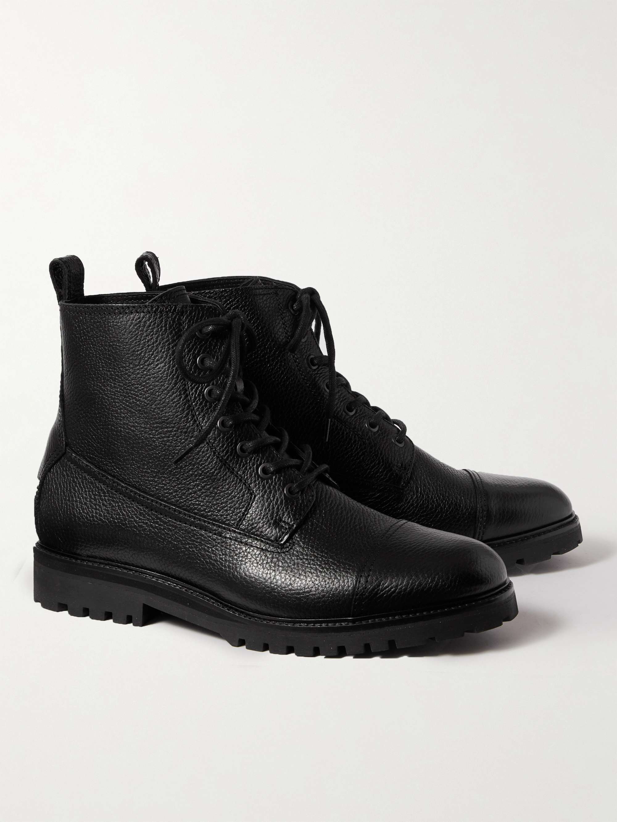 BELSTAFF Alperton Full-Grain Leather Boots