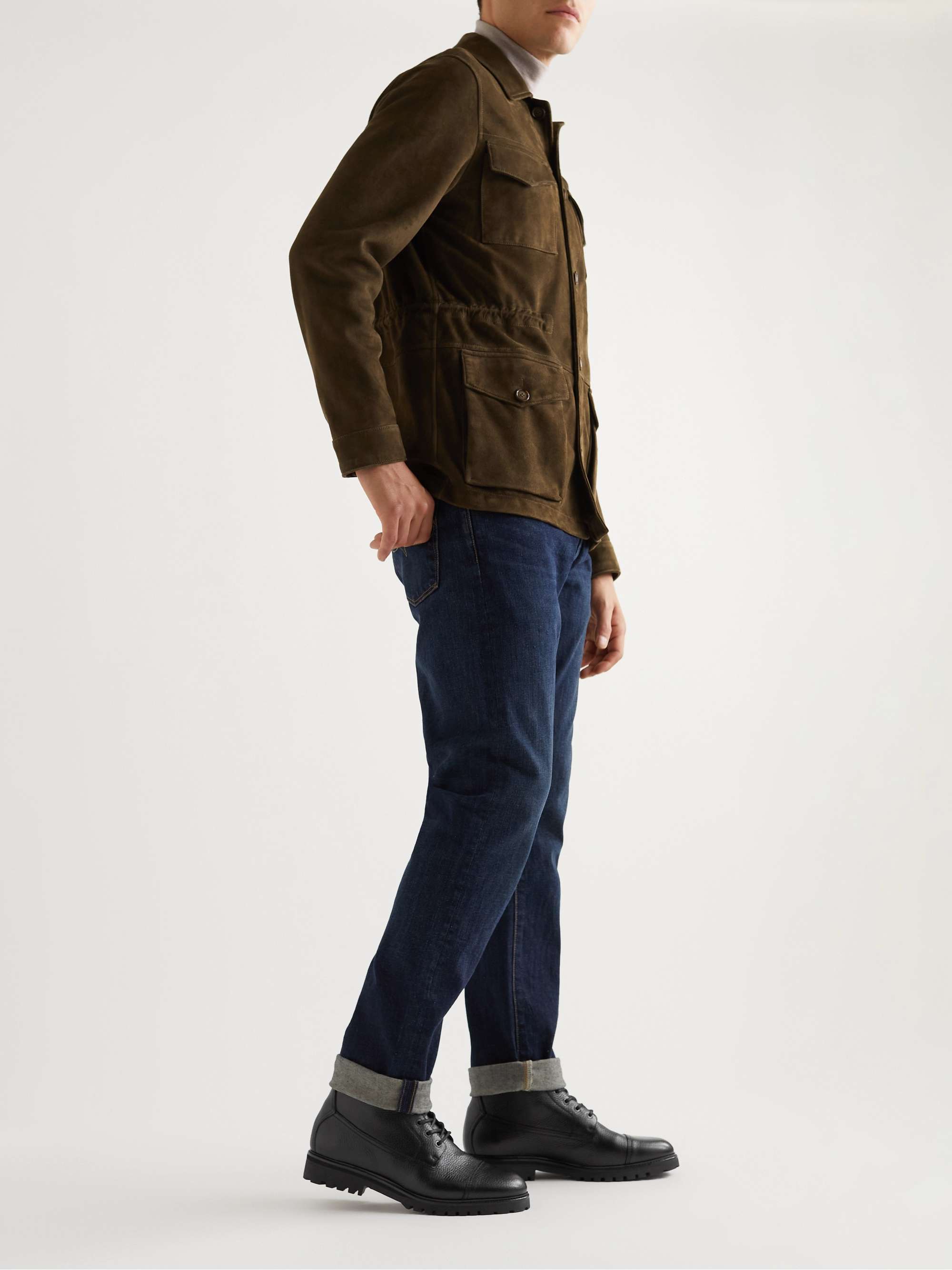 BELSTAFF Alperton Full-Grain Leather Boots