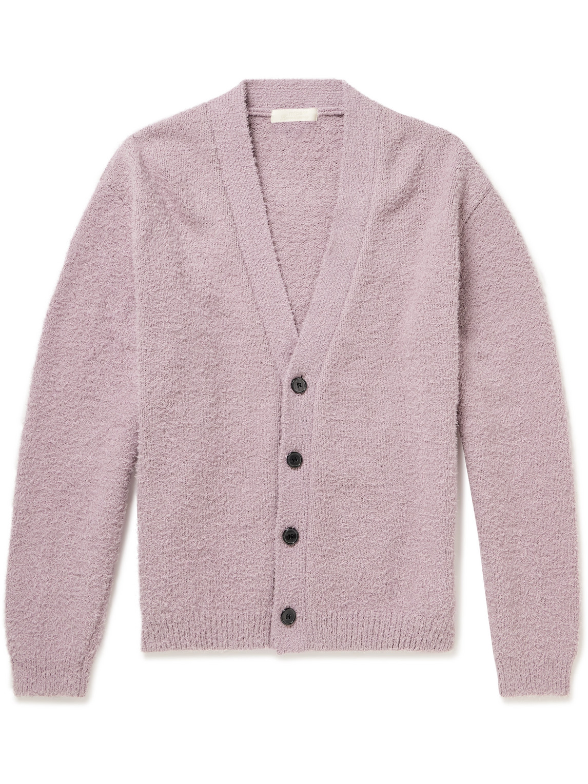 Mfpen Organic Cotton Cardigan In Purple