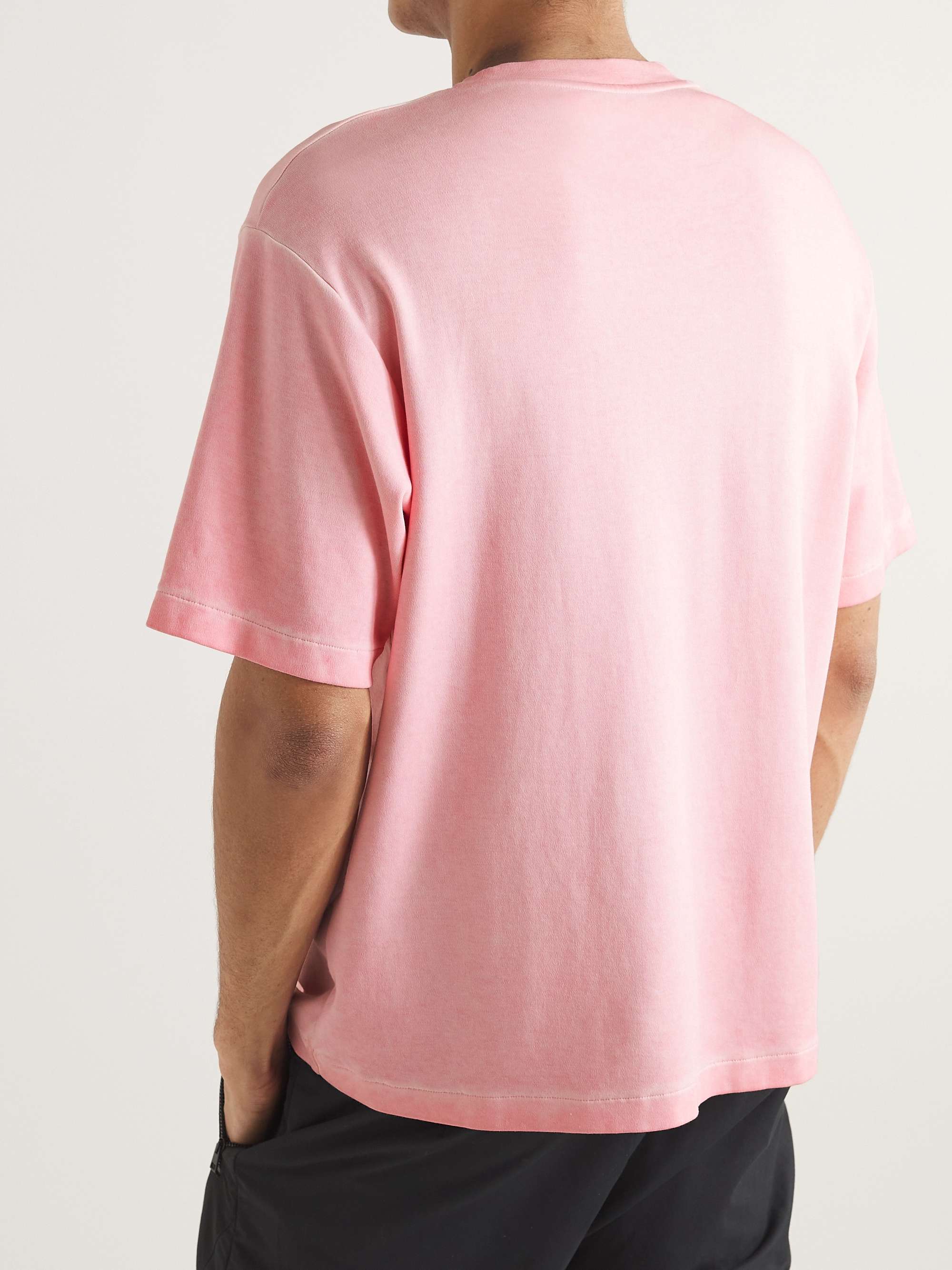 SAIF UD DEEN Cold-Dyed Printed Cotton-Jersey T-Shirt