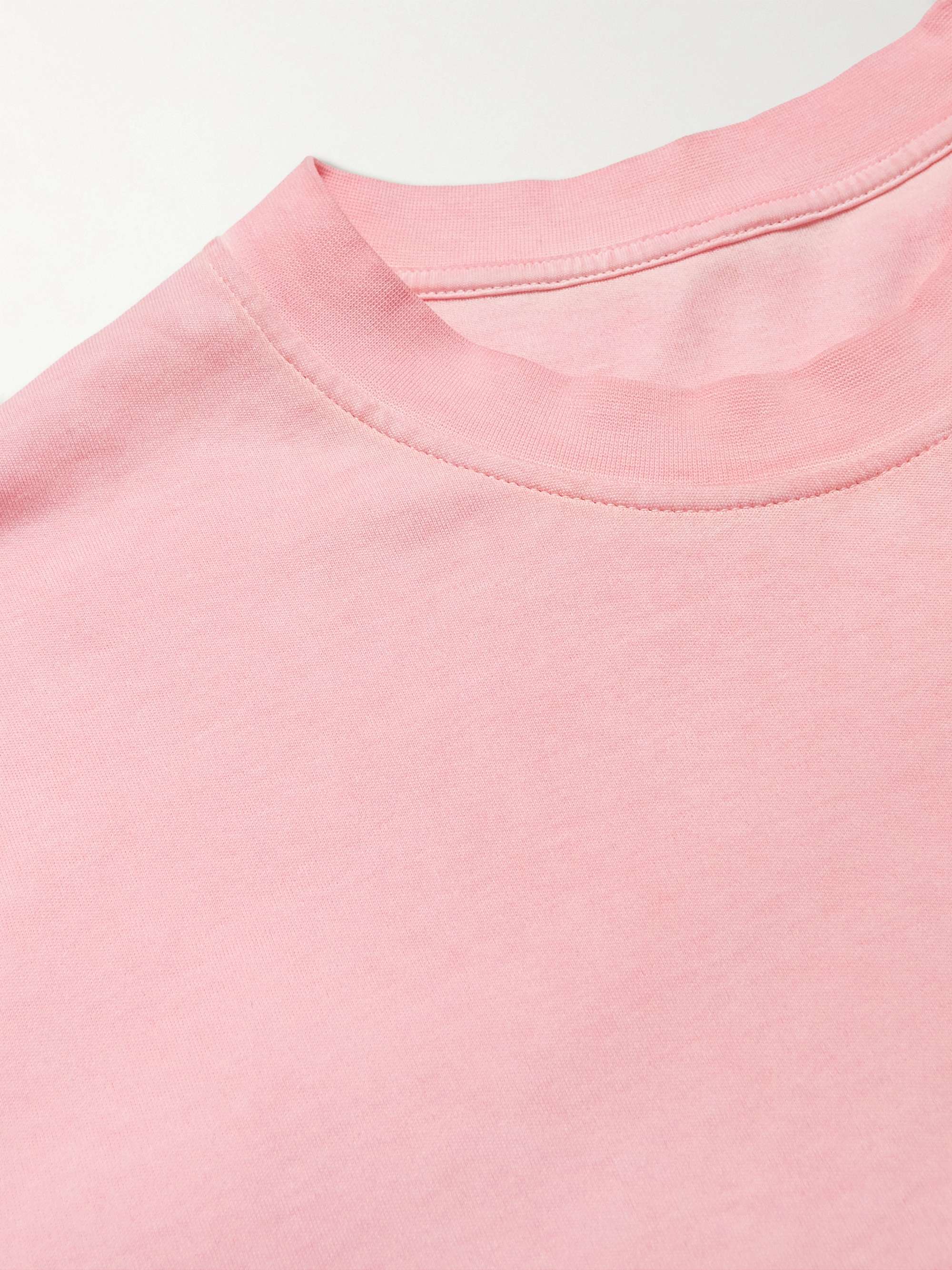 SAIF UD DEEN Cold-Dyed Printed Cotton-Jersey T-Shirt