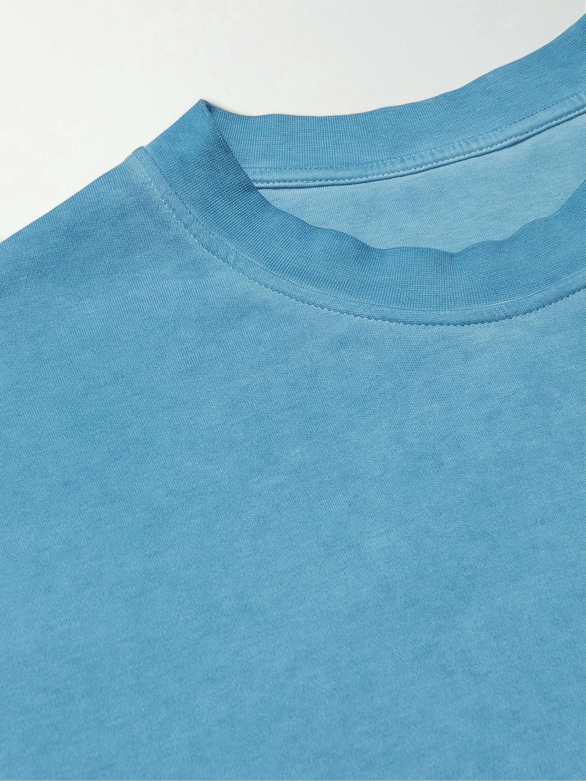 SAIF UD DEEN Cold-Dyed Printed Cotton-Jersey T-Shirt