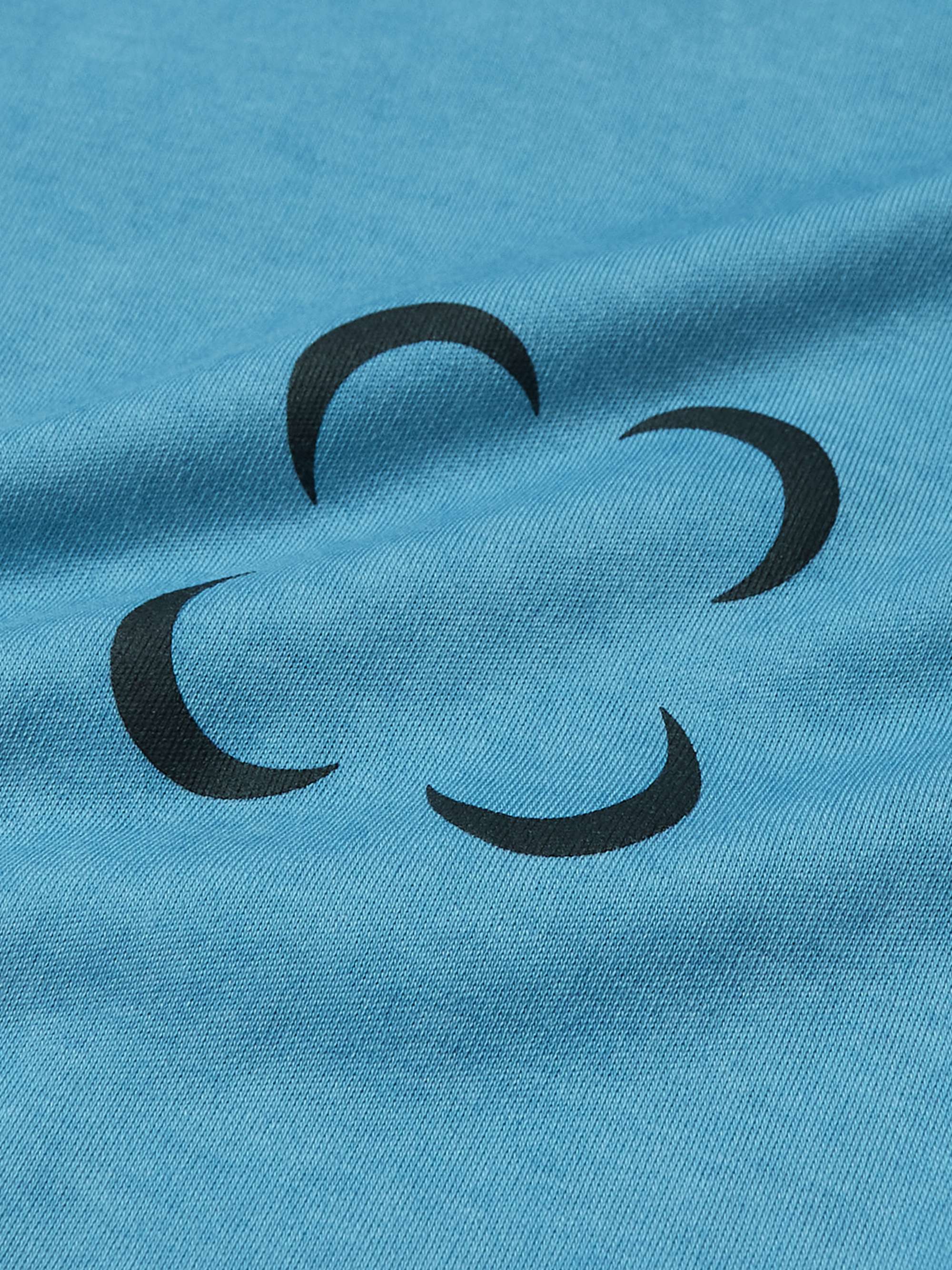 SAIF UD DEEN Cold-Dyed Printed Cotton-Jersey T-Shirt
