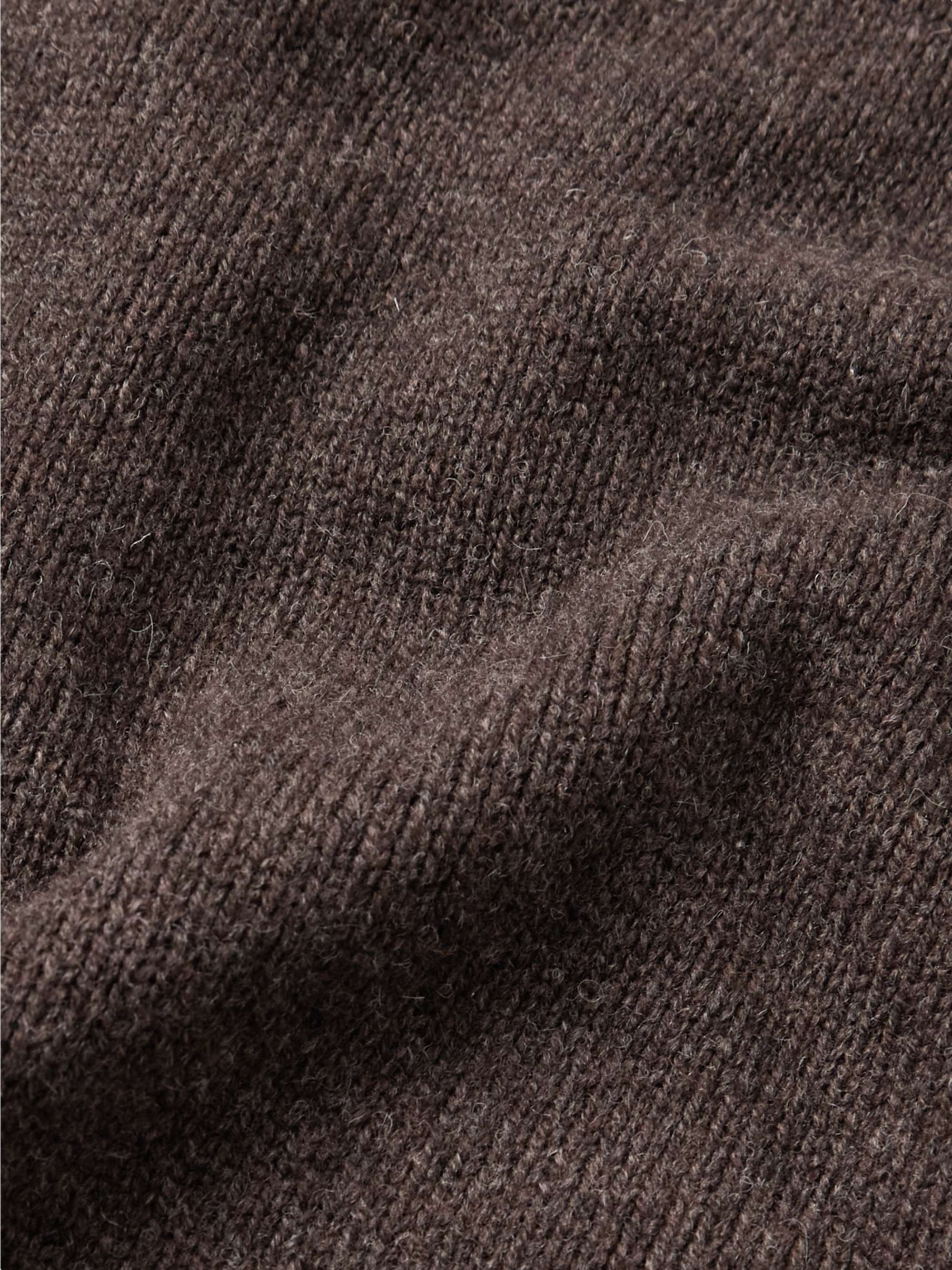 RAF SIMONS Appliquéd Turtleneck Wool Sweater