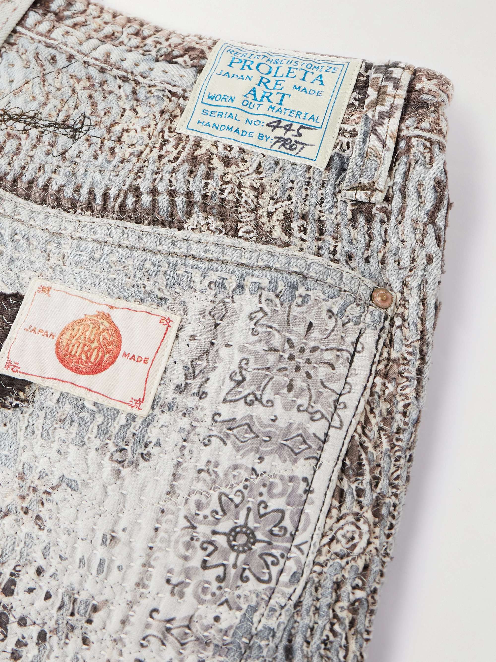 PROLETA RE ART Boro StraightLeg Patchwork Jeans for Men MR PORTER