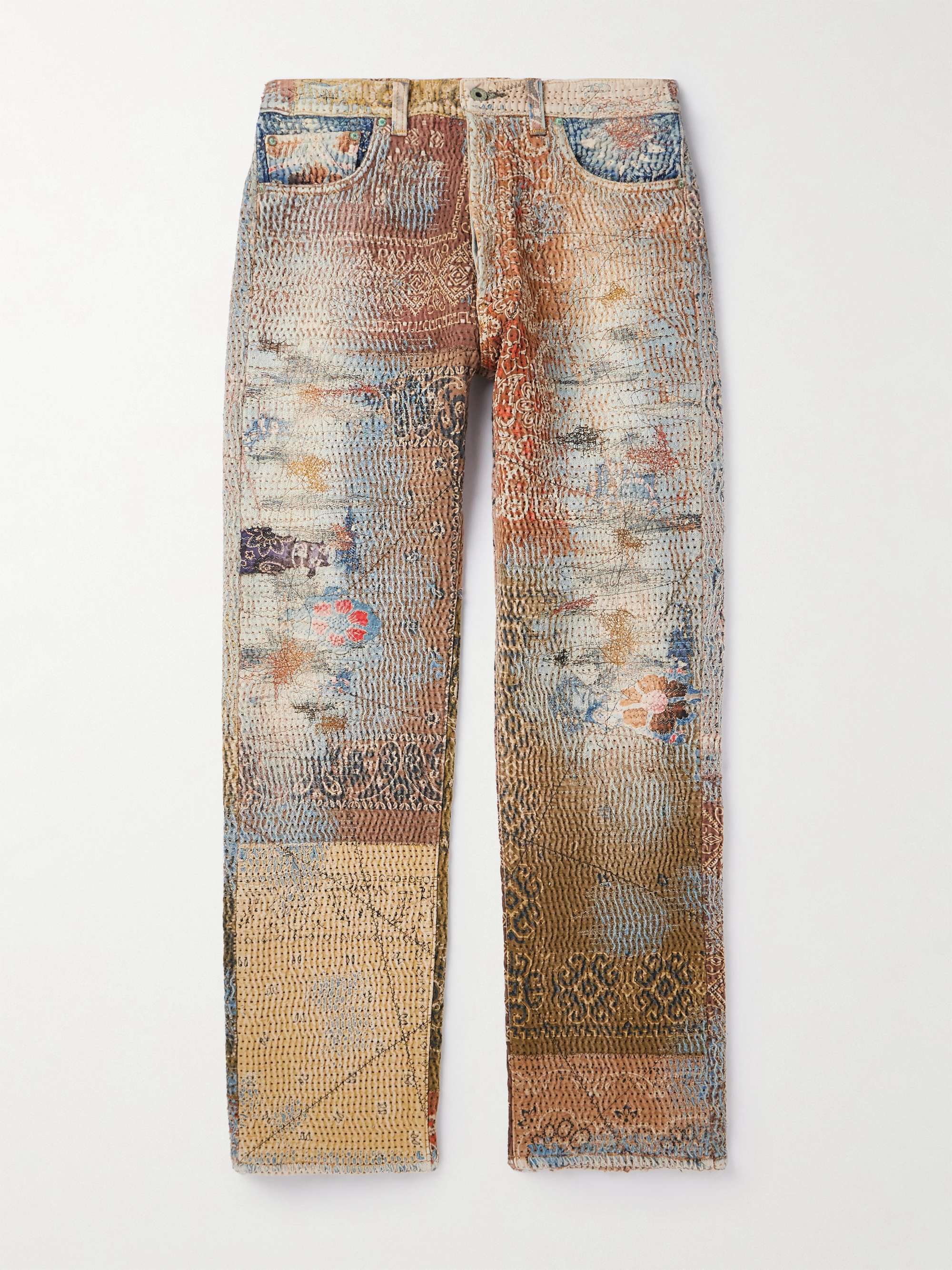 PROLETA RE ART Boro Straight-Leg Patchwork Denim Jeans for Men | MR PORTER