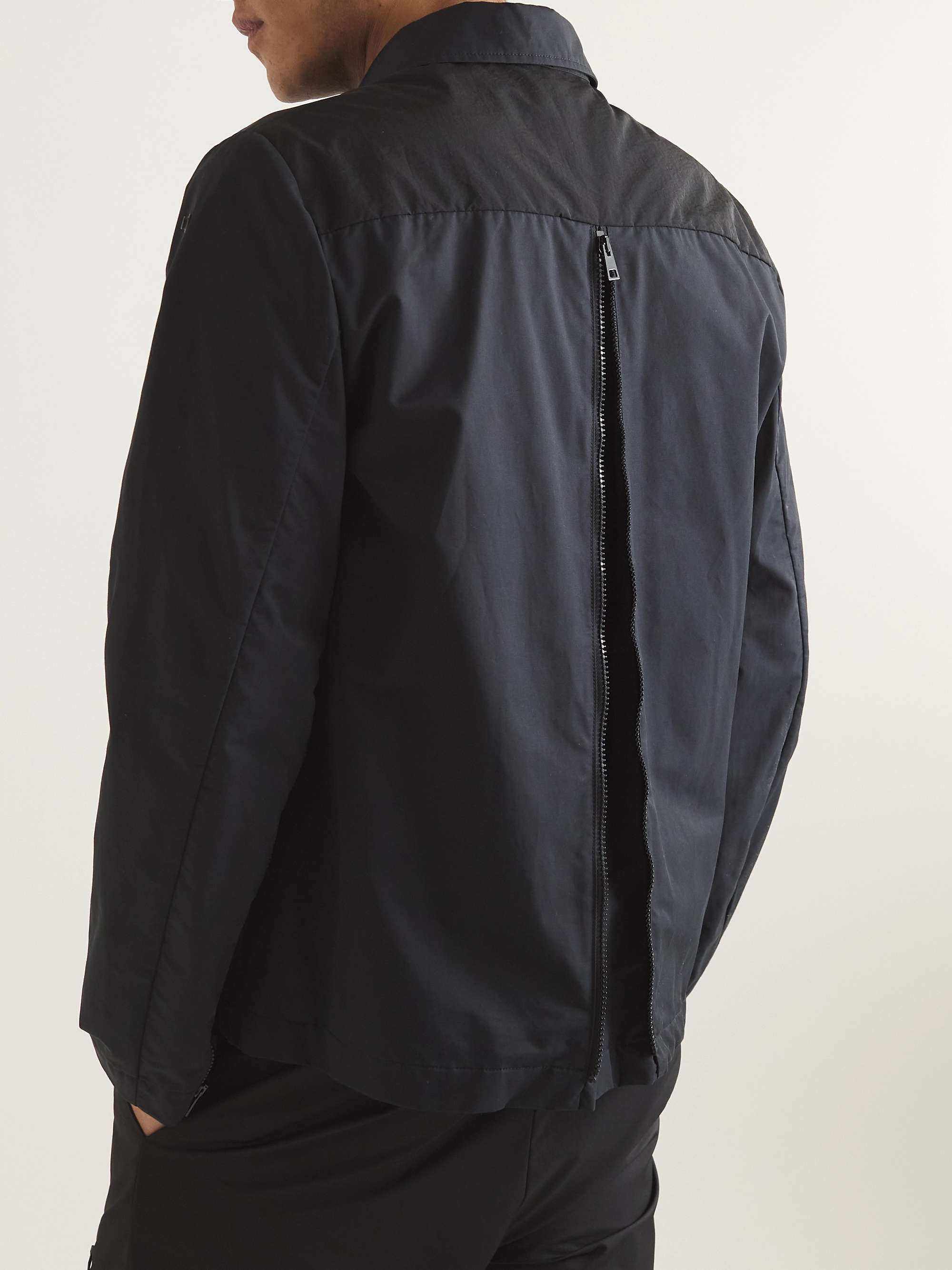 SAIF UD DEEN Panelled Cotton-Blend Canvas Jacket