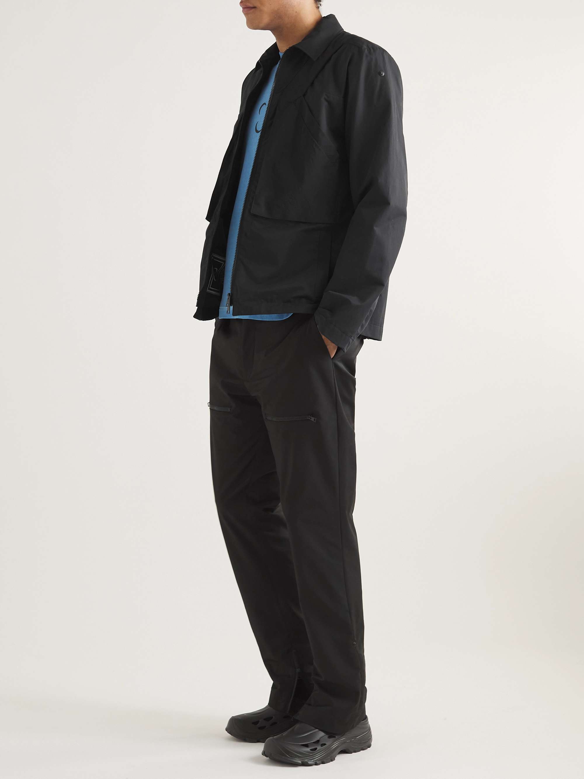 SAIF UD DEEN Panelled Cotton-Blend Canvas Jacket