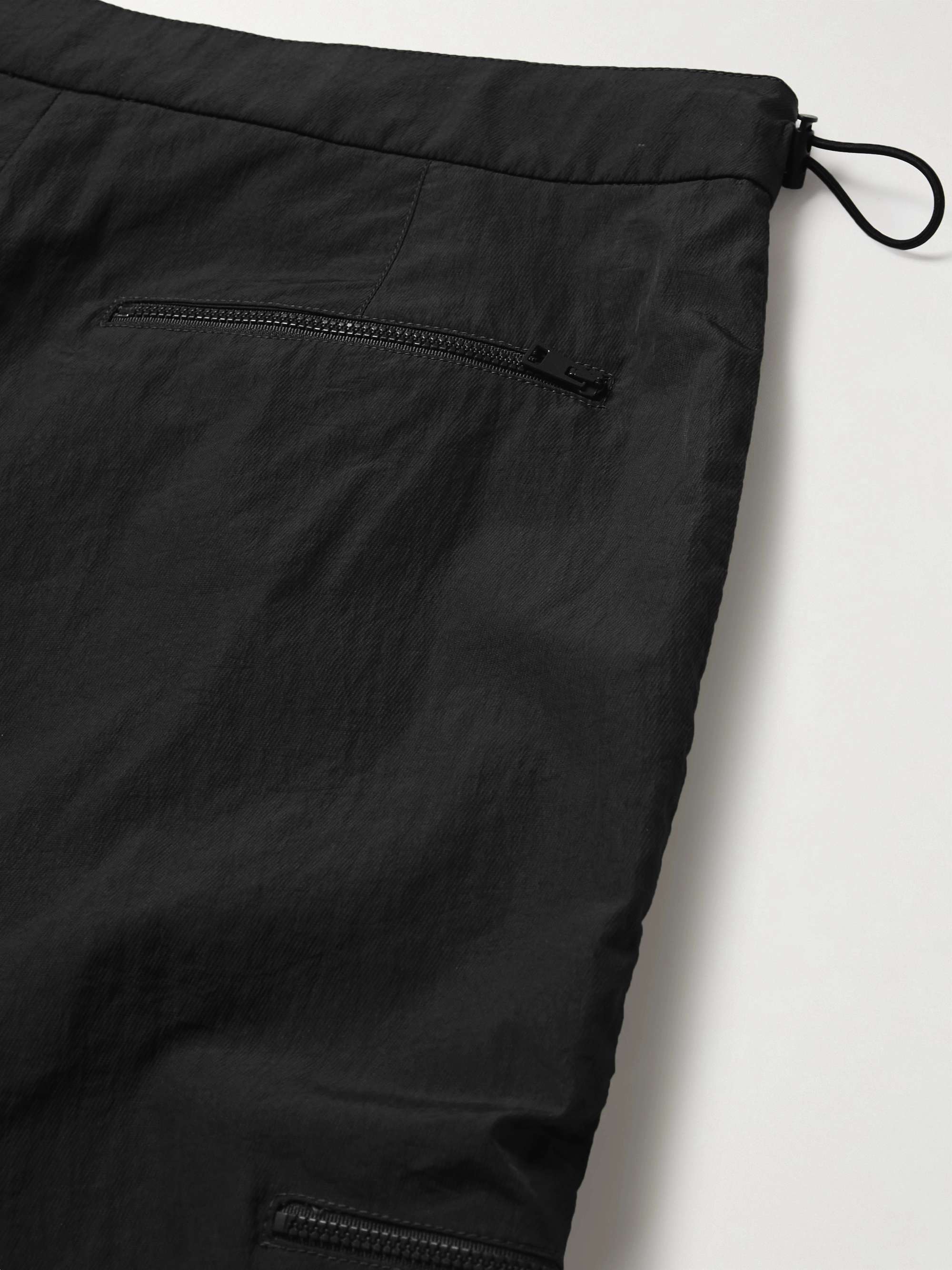 SAIF UD DEEN Straight-Leg Shell Cargo Trousers