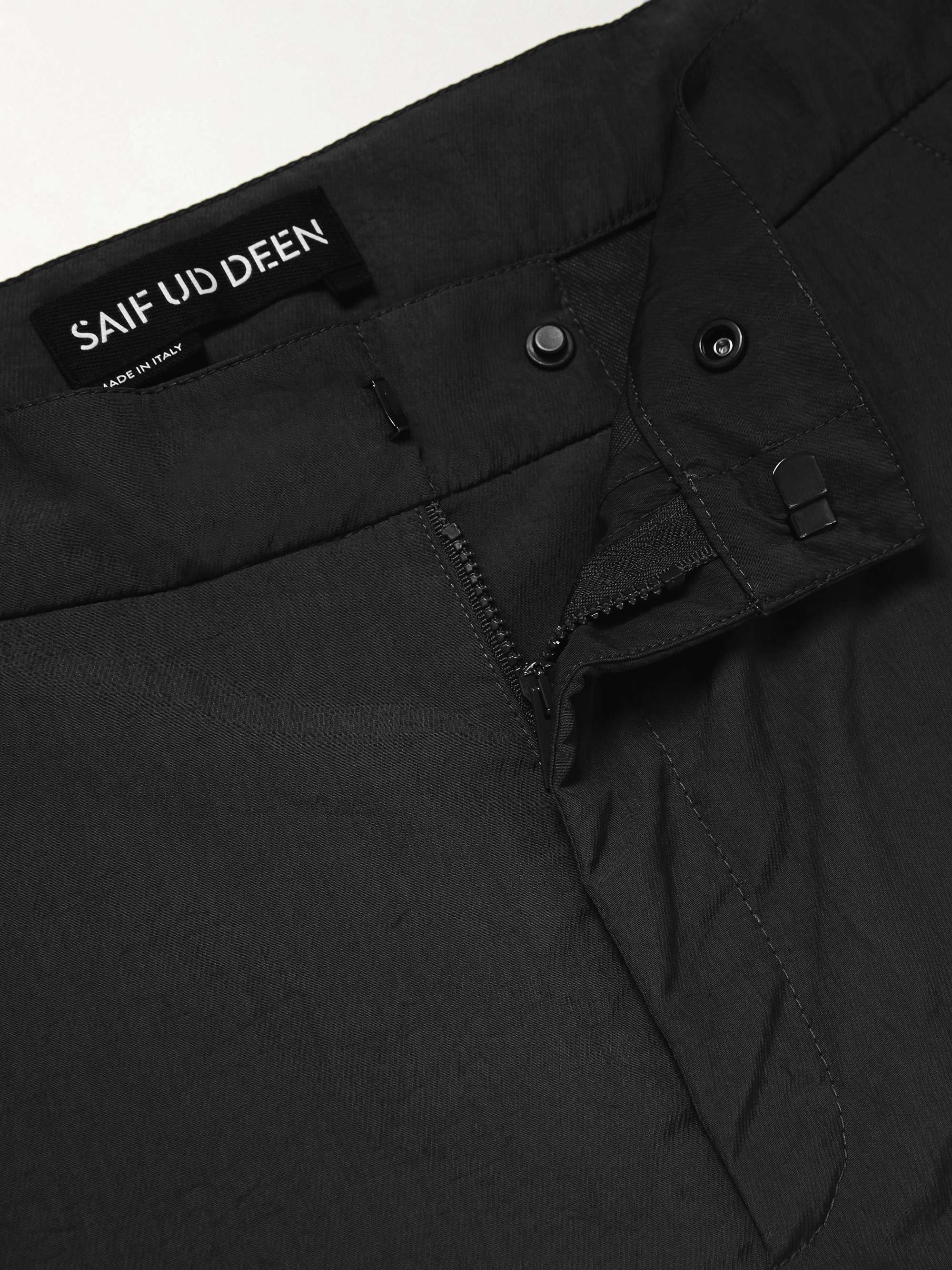 SAIF UD DEEN Straight-Leg Shell Cargo Trousers for Men | MR PORTER