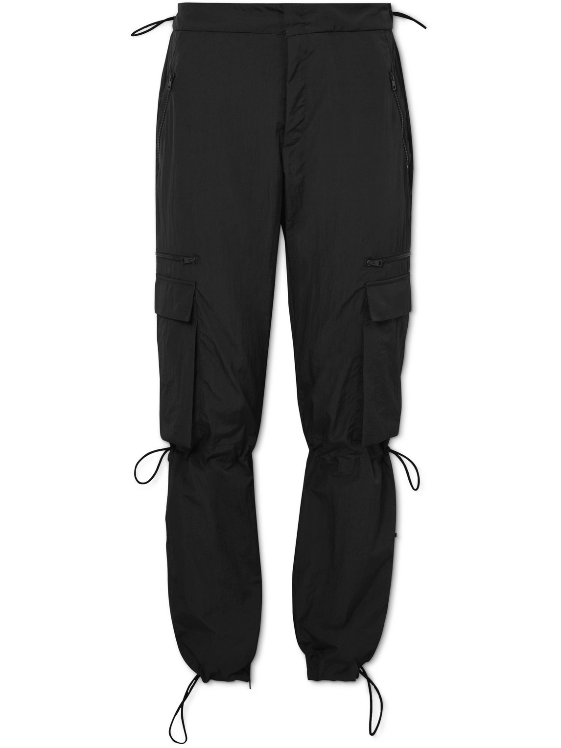 Straight-Leg Shell Cargo Trousers