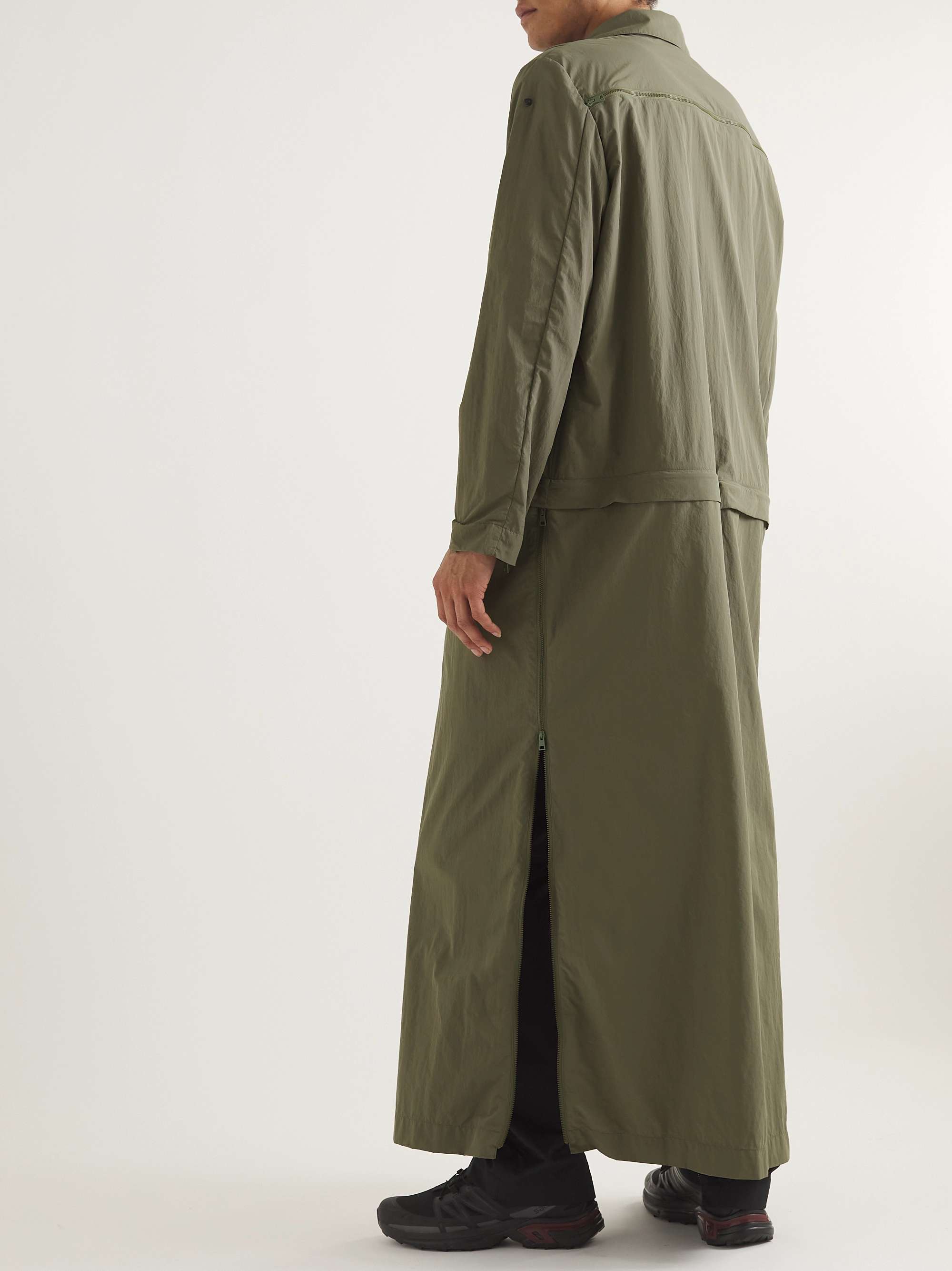 SAIF UD DEEN Convertible Panelled Canvas Jacket
